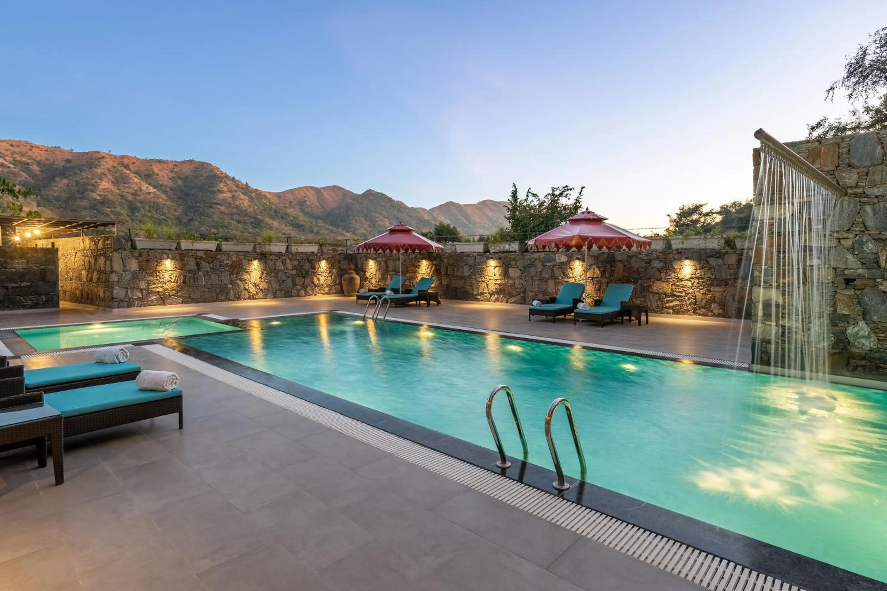 Swimming pool in Stone Wood Premier Kumbhalgarh