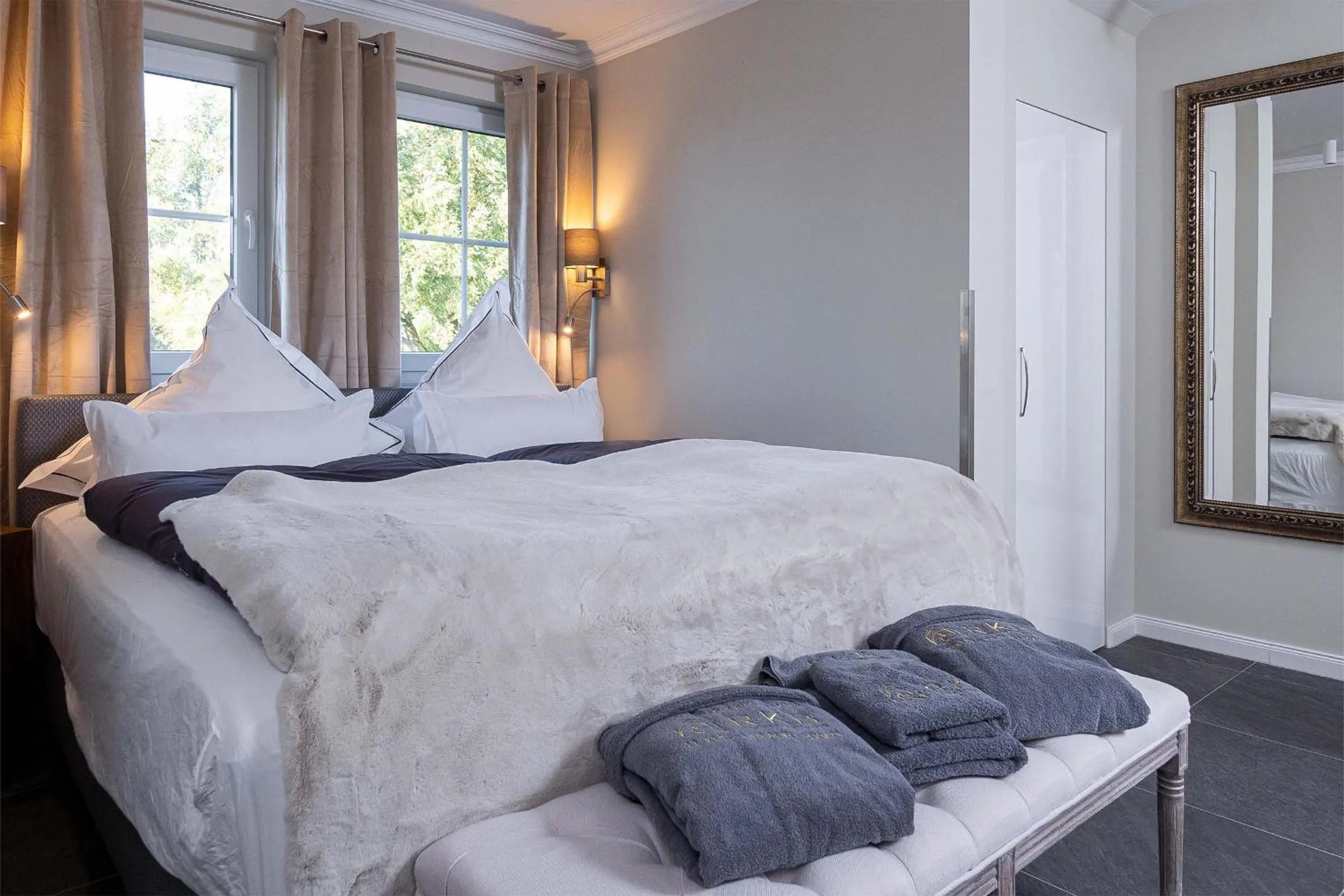 Bed in Luxus Resort Rügen Residenz Kubitzer Bodden