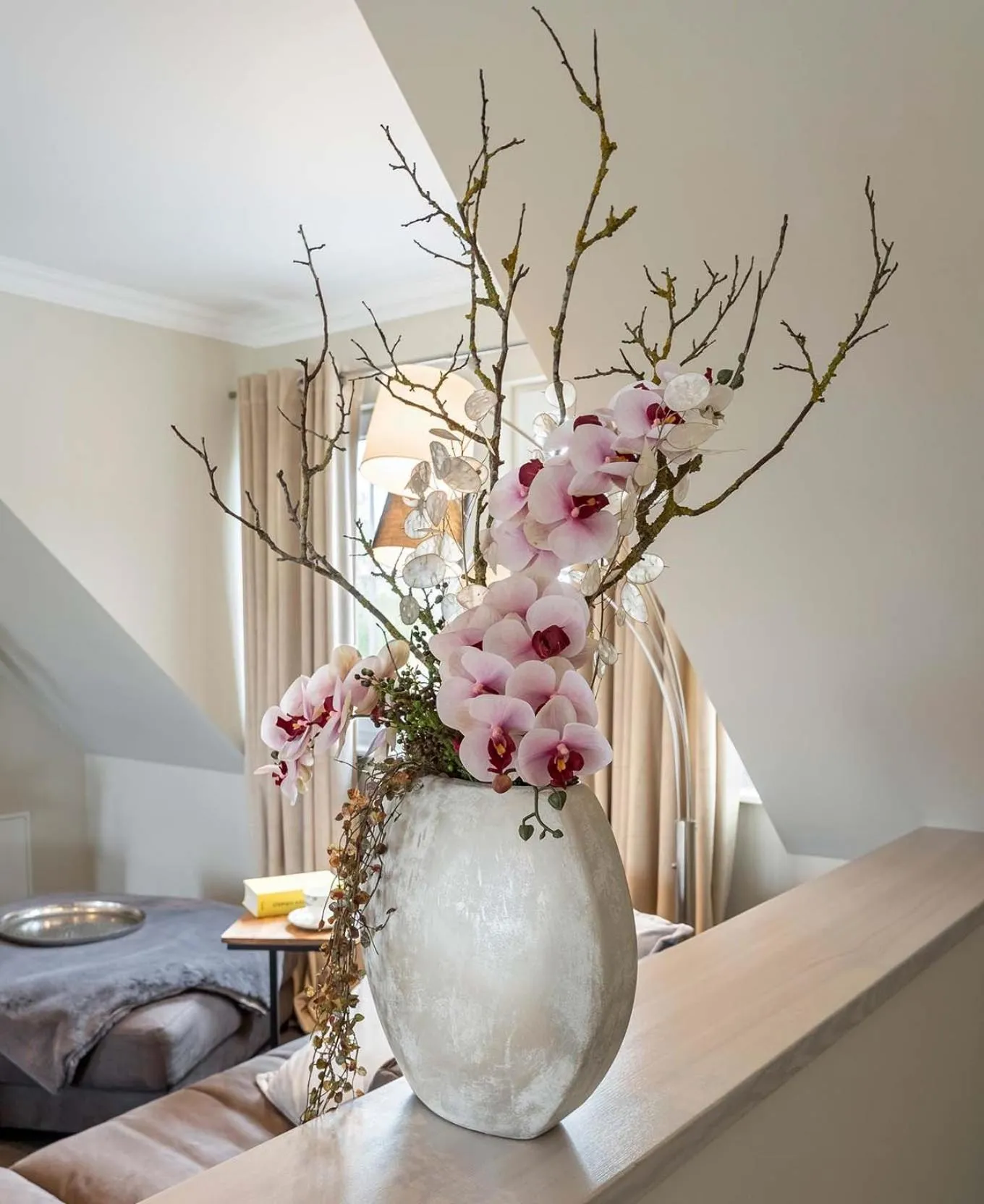 Living room, Bed in Luxus Resort Rügen Residenz Kubitzer Bodden