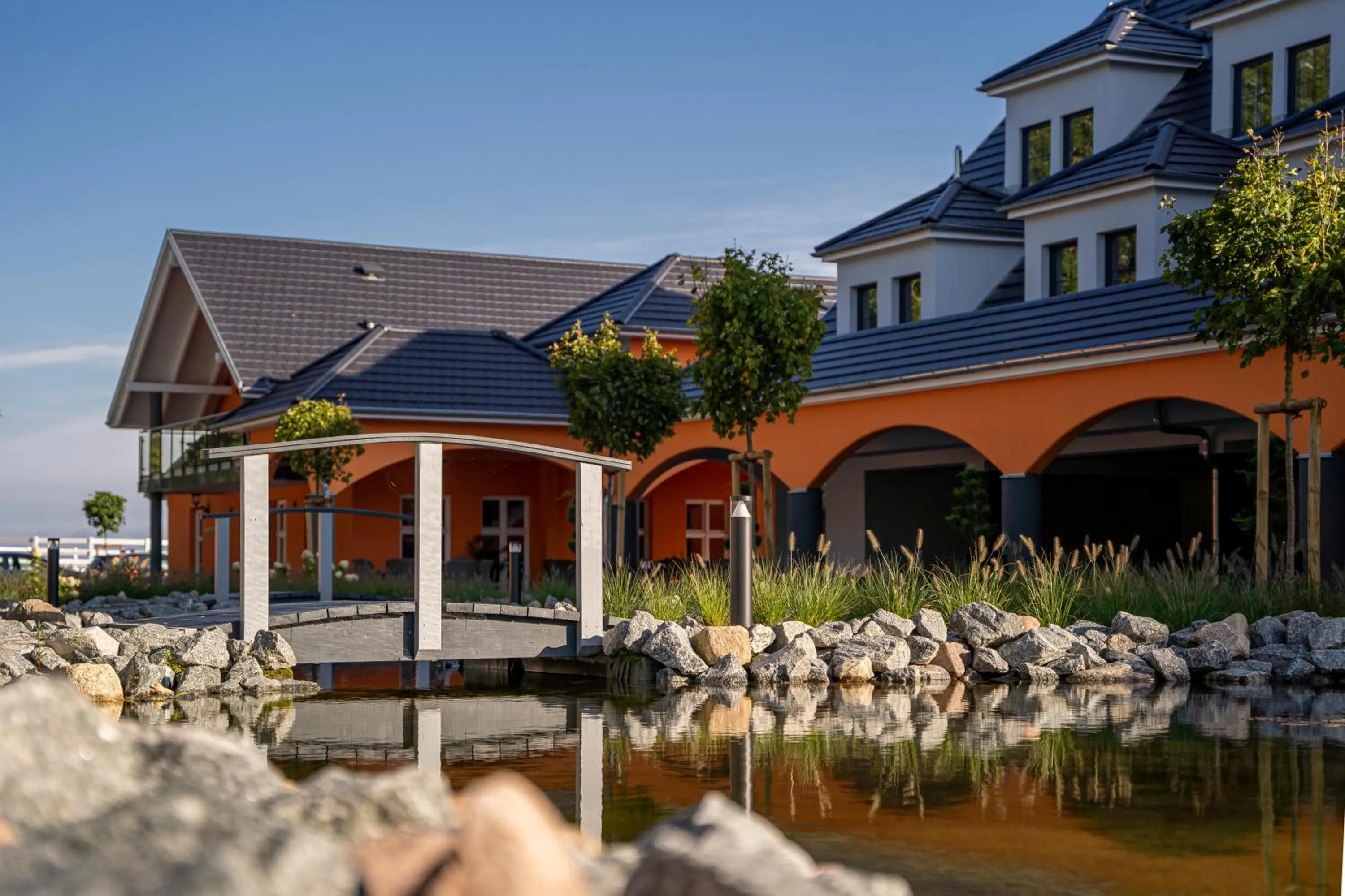 Garden view in Luxus Resort Rügen Residenz Kubitzer Bodden