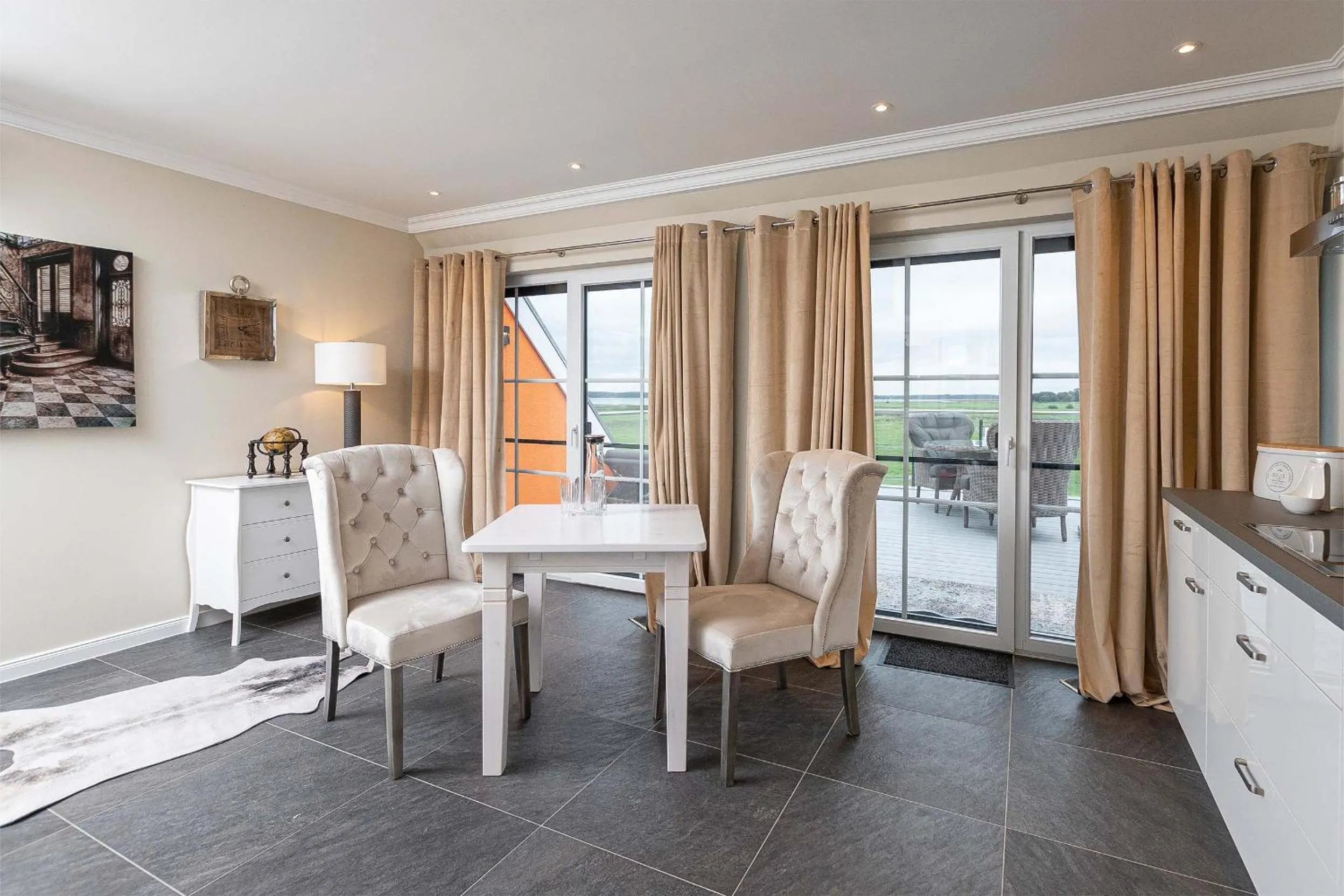 Seating area in Luxus Resort Rügen Residenz Kubitzer Bodden