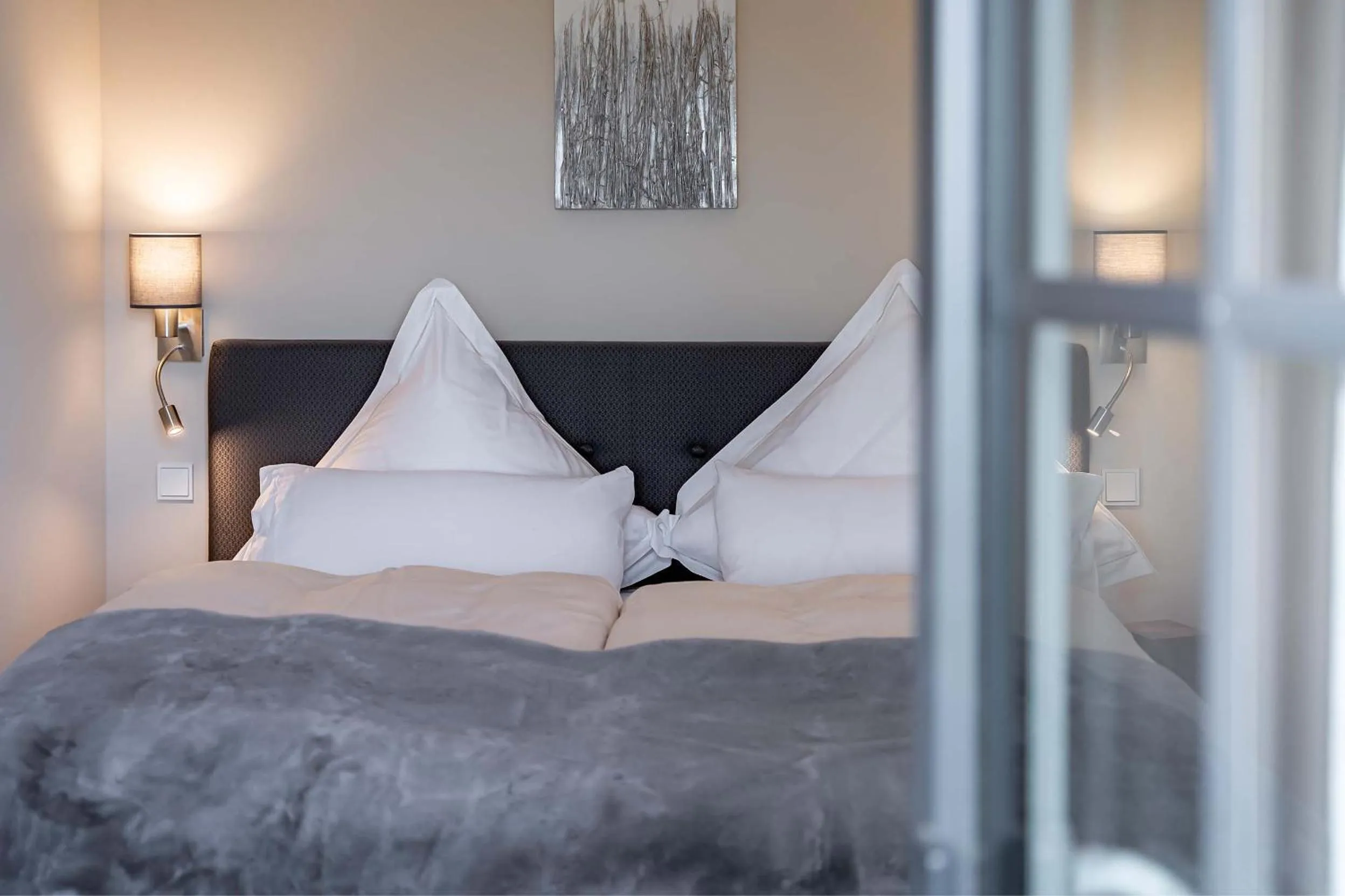 Bed in Luxus Resort Rügen Residenz Kubitzer Bodden