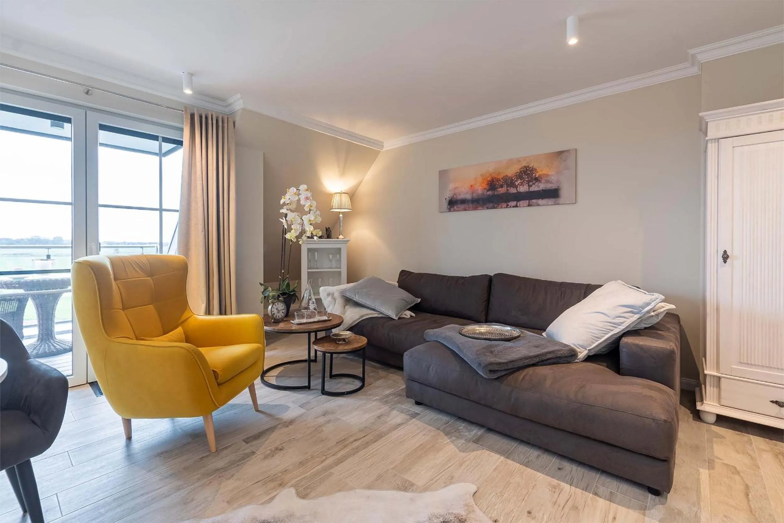 Living room in Luxus Resort Rügen Residenz Kubitzer Bodden