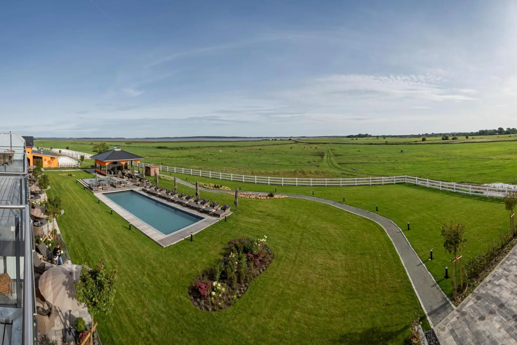 Balcony/Terrace in Luxus Resort Rügen Residenz Kubitzer Bodden