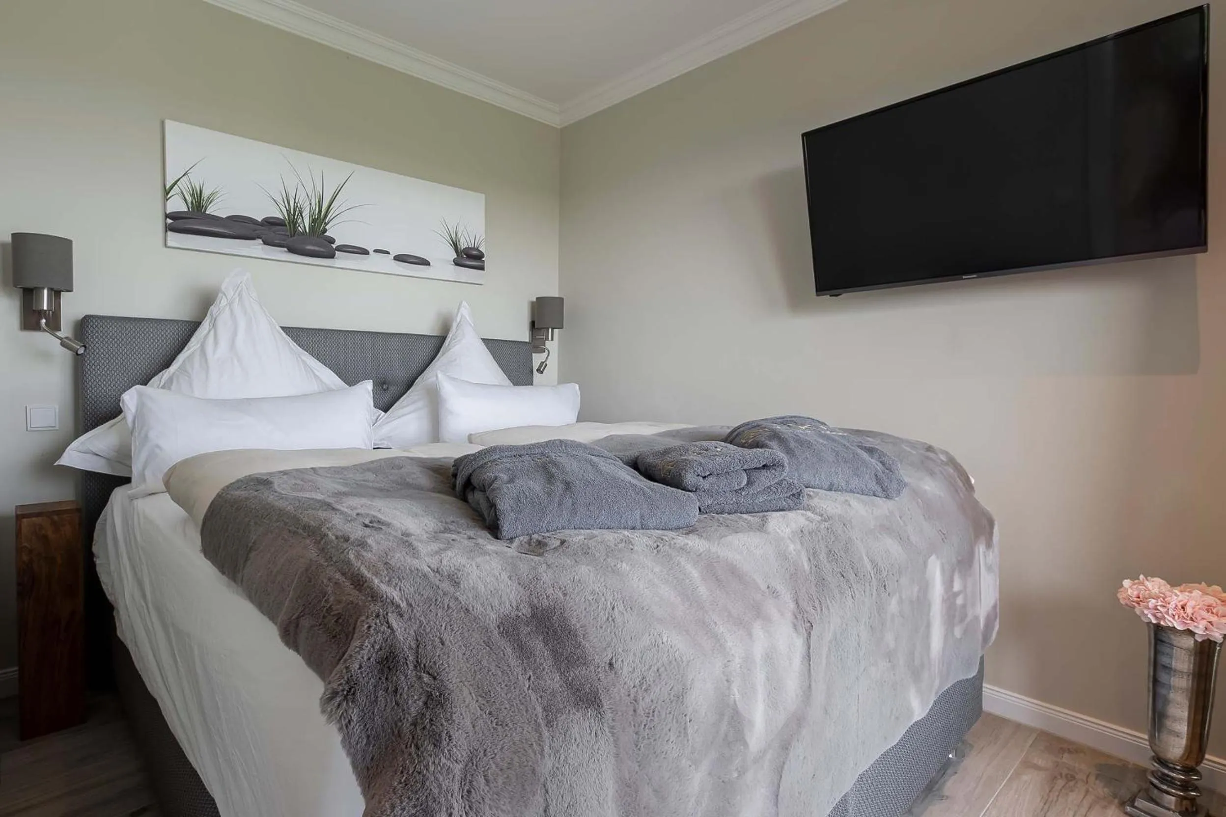 Bed in Luxus Resort Rügen Residenz Kubitzer Bodden