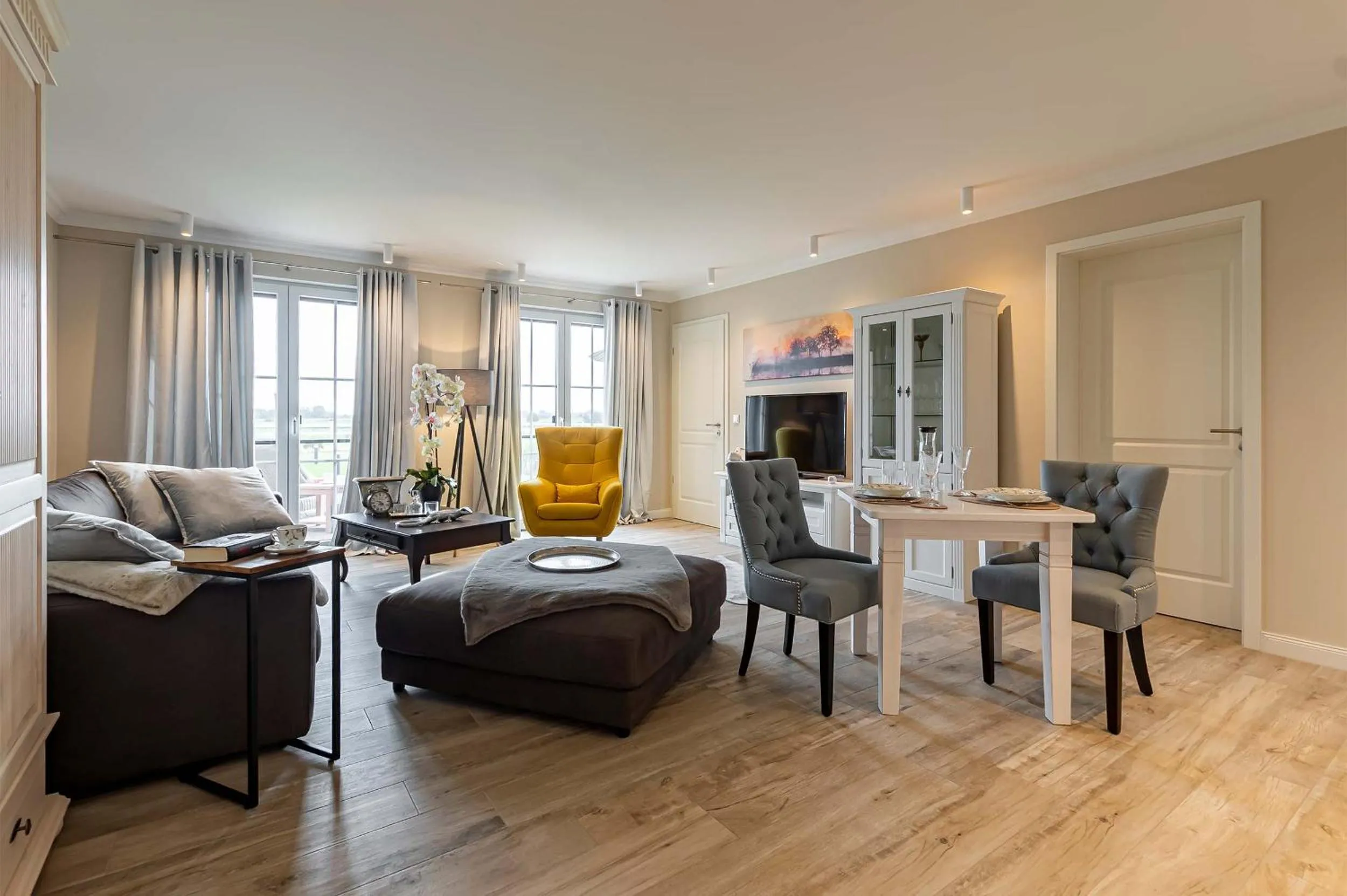 Living room in Luxus Resort Rügen Residenz Kubitzer Bodden