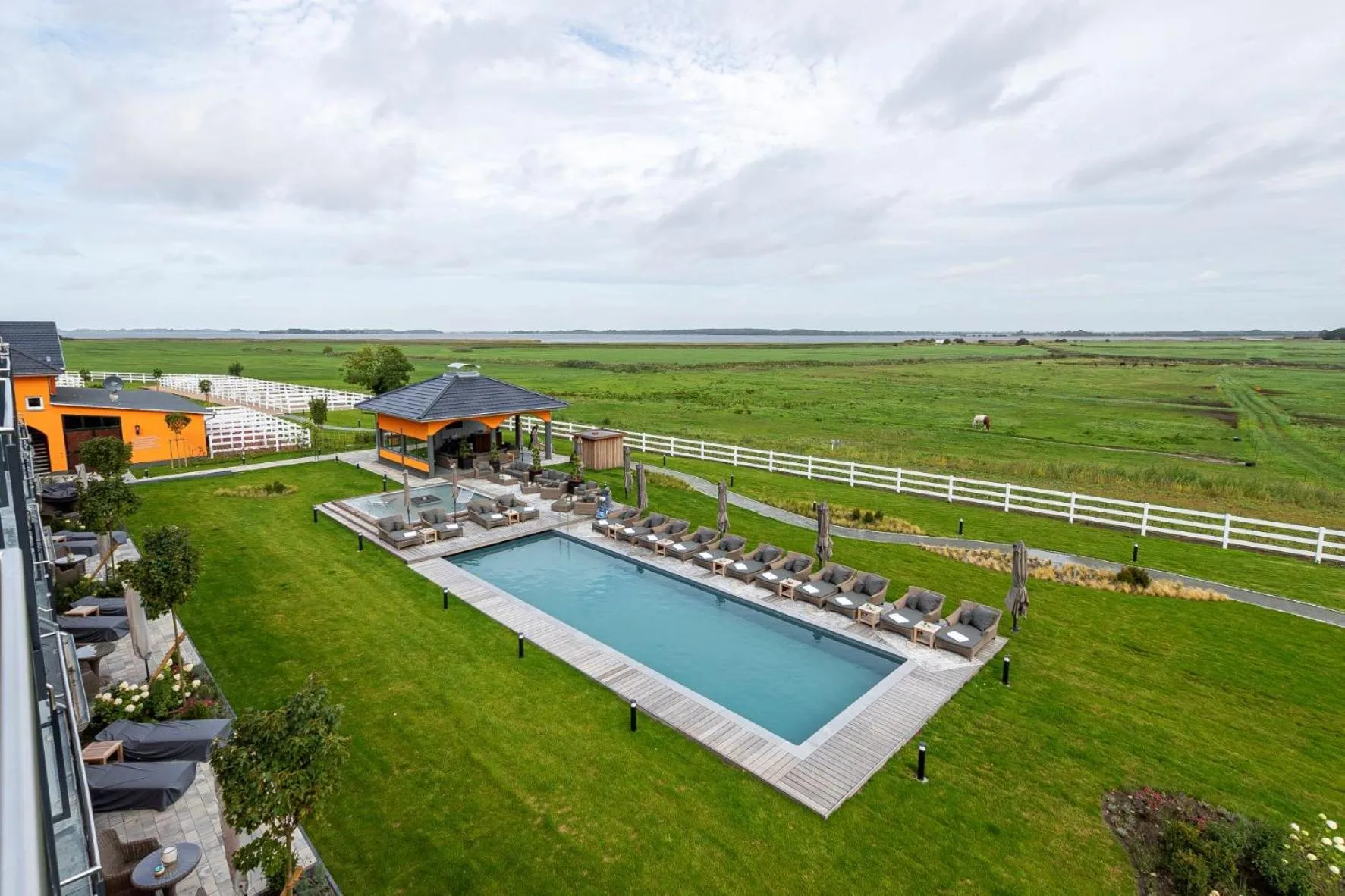 Balcony/Terrace in Luxus Resort Rügen Residenz Kubitzer Bodden