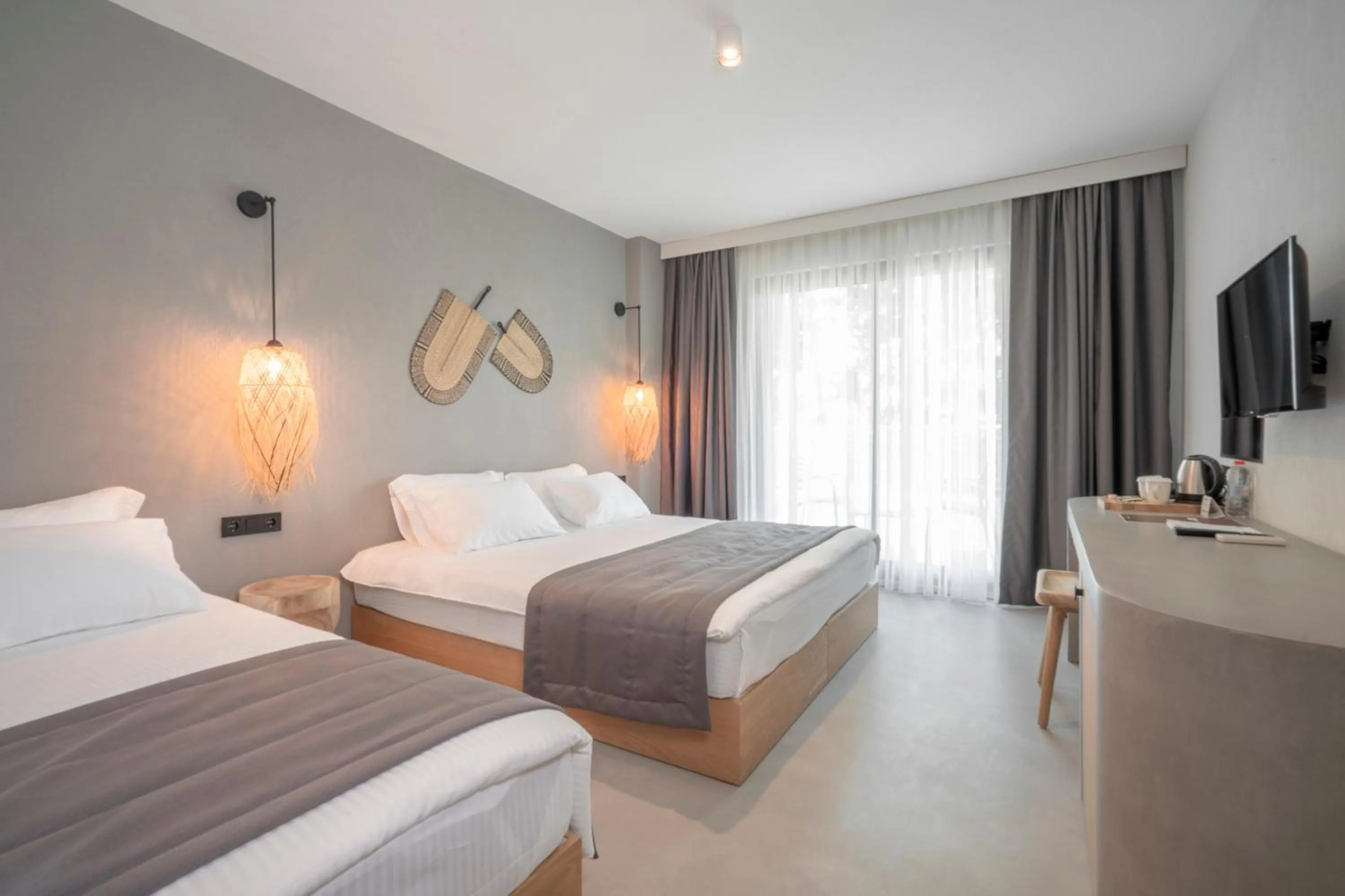 Photo of the whole room, Bed in Regia Mare Beach Hotel & Spa Bodrum