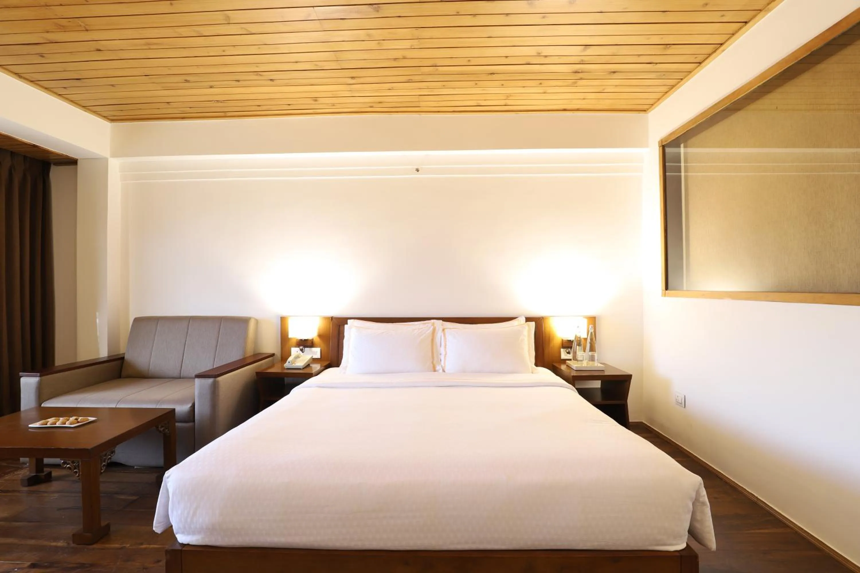 Bed in The Chumbi Mountain Retreat & Spa, A Club Mahindra Associate