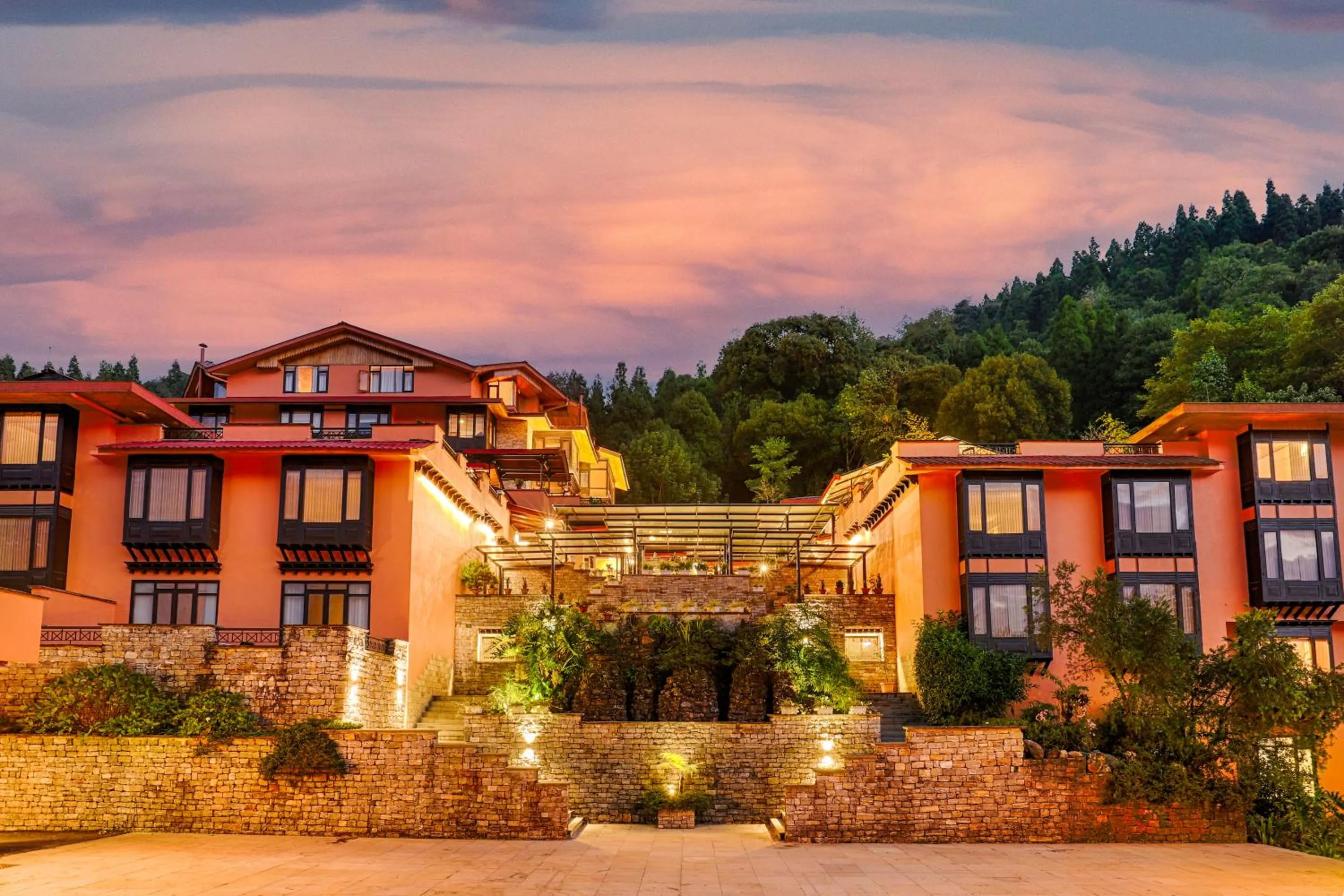 Property building in The Chumbi Mountain Retreat & Spa, A Club Mahindra Associate