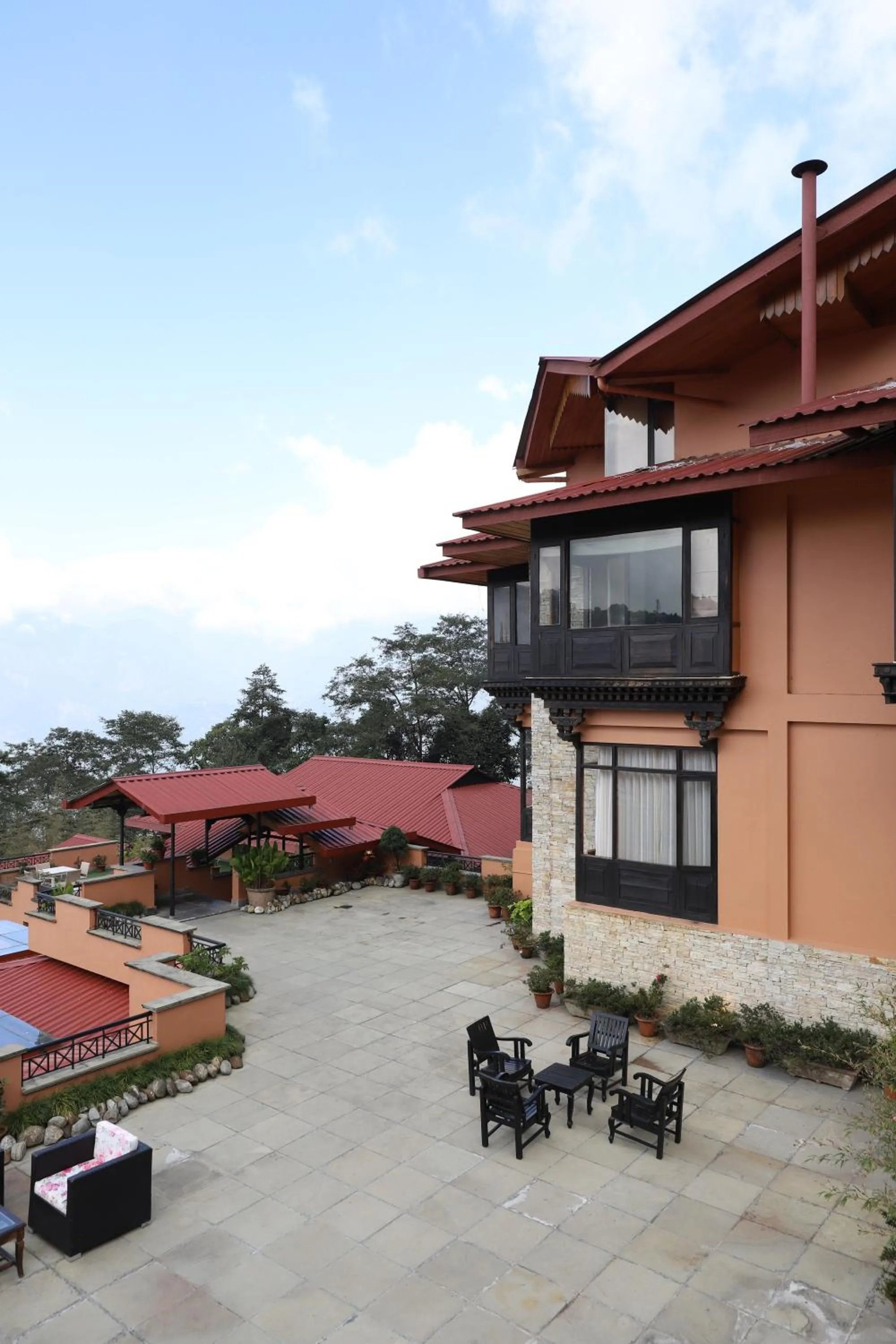 Property building in The Chumbi Mountain Retreat & Spa, A Club Mahindra Associate