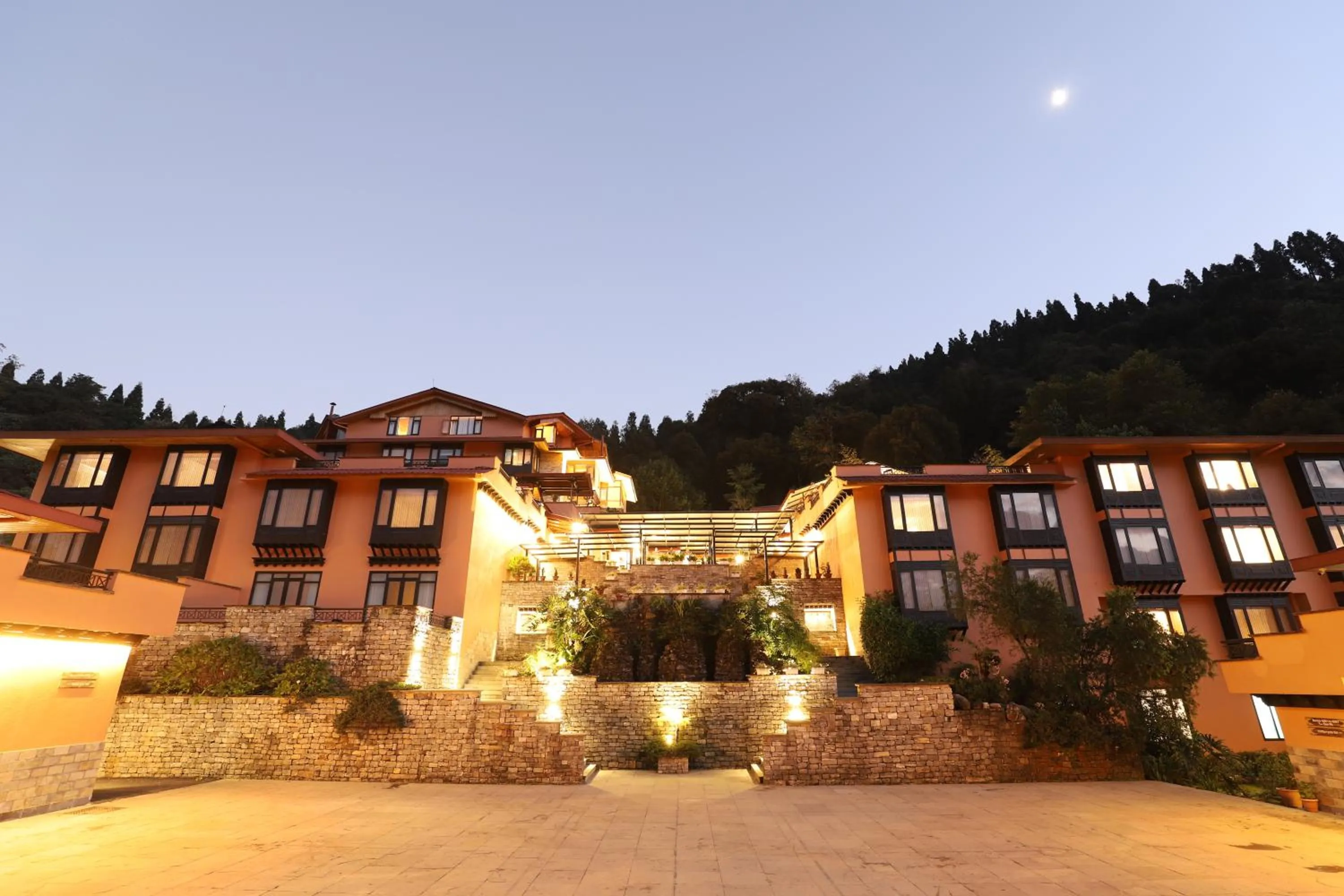 Property building in The Chumbi Mountain Retreat & Spa, A Club Mahindra Associate