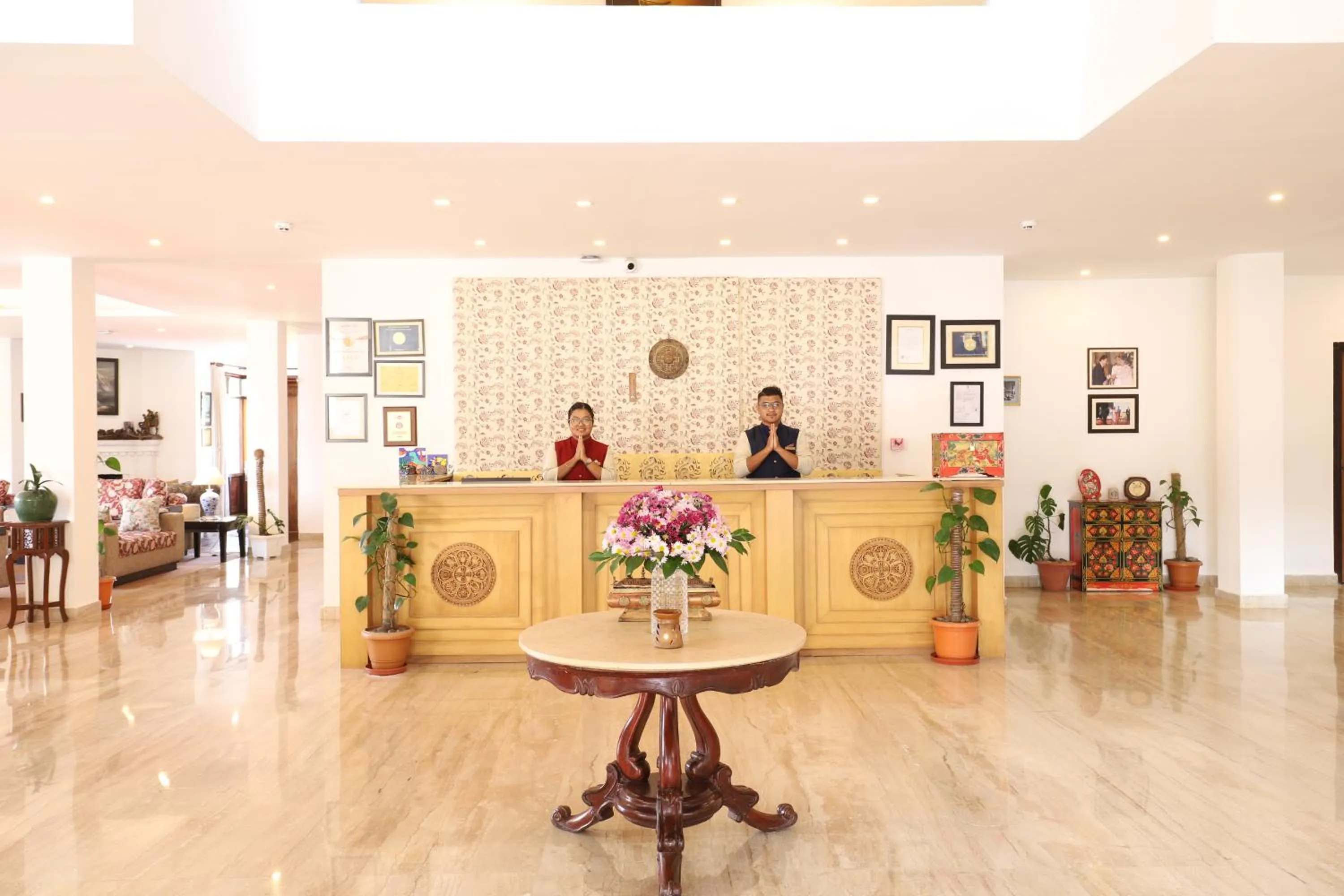 Lobby or reception in The Chumbi Mountain Retreat & Spa, A Club Mahindra Associate