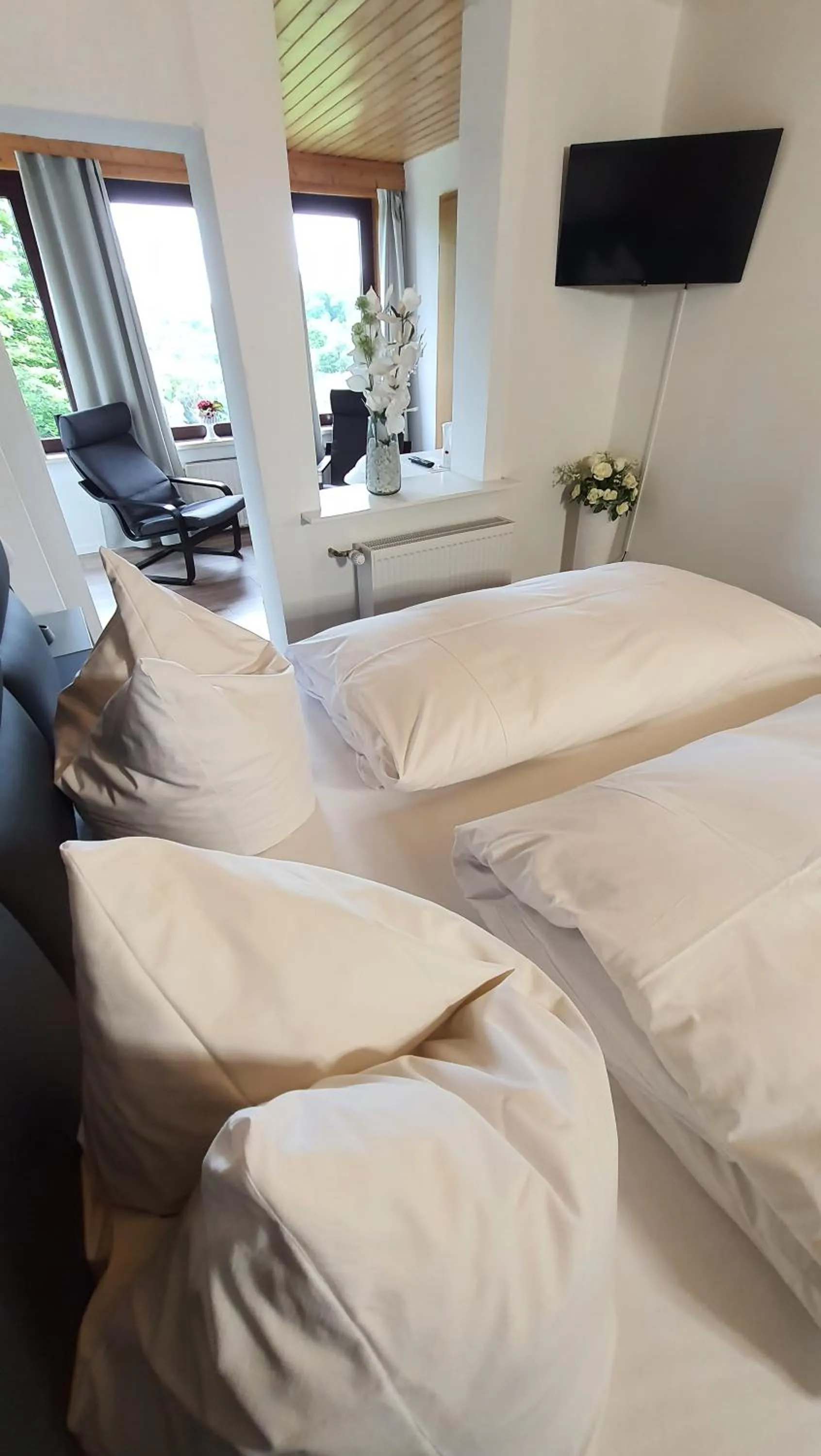 Bed in Hotel Schneiderhof