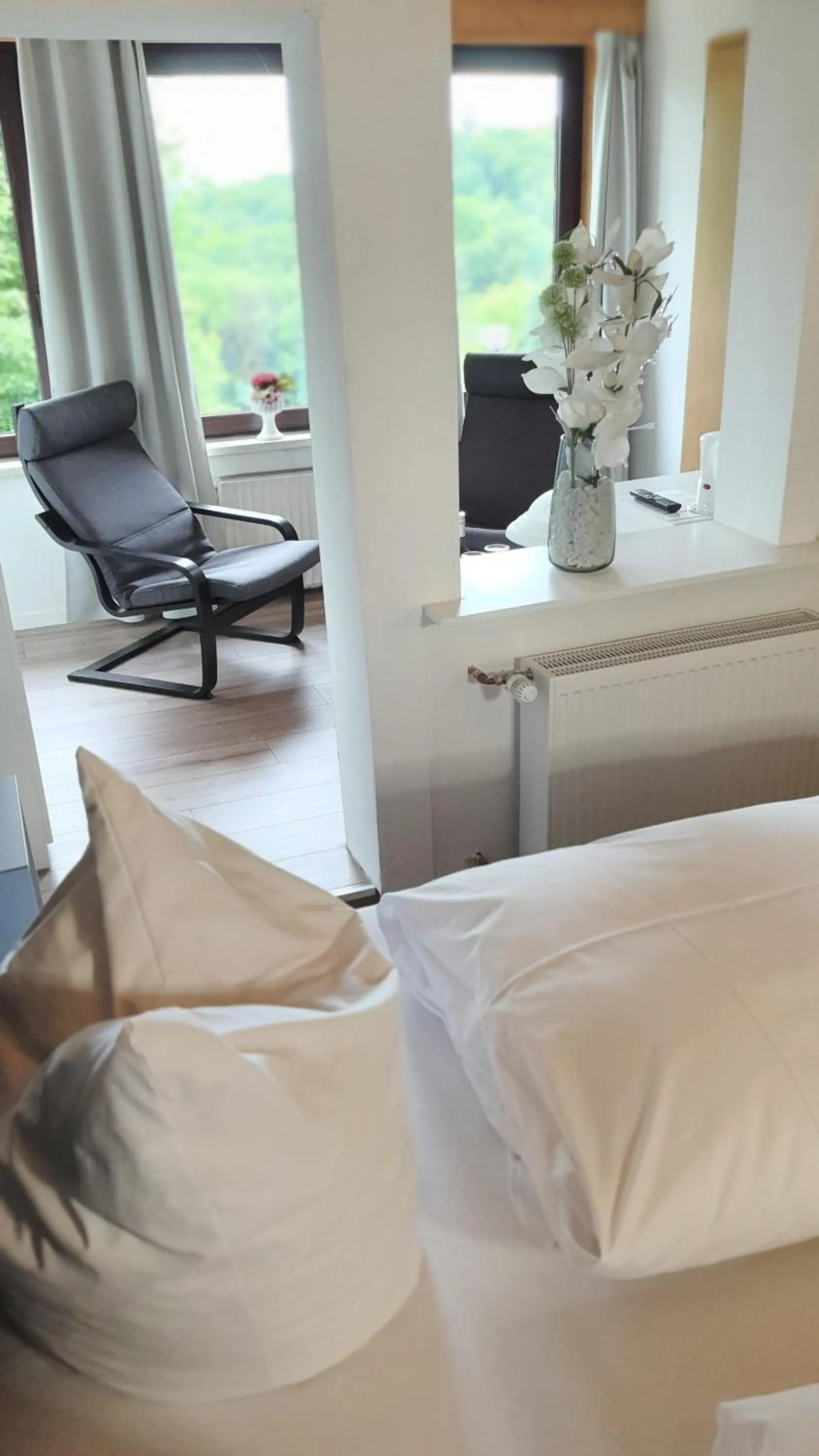 Bed in Hotel Schneiderhof