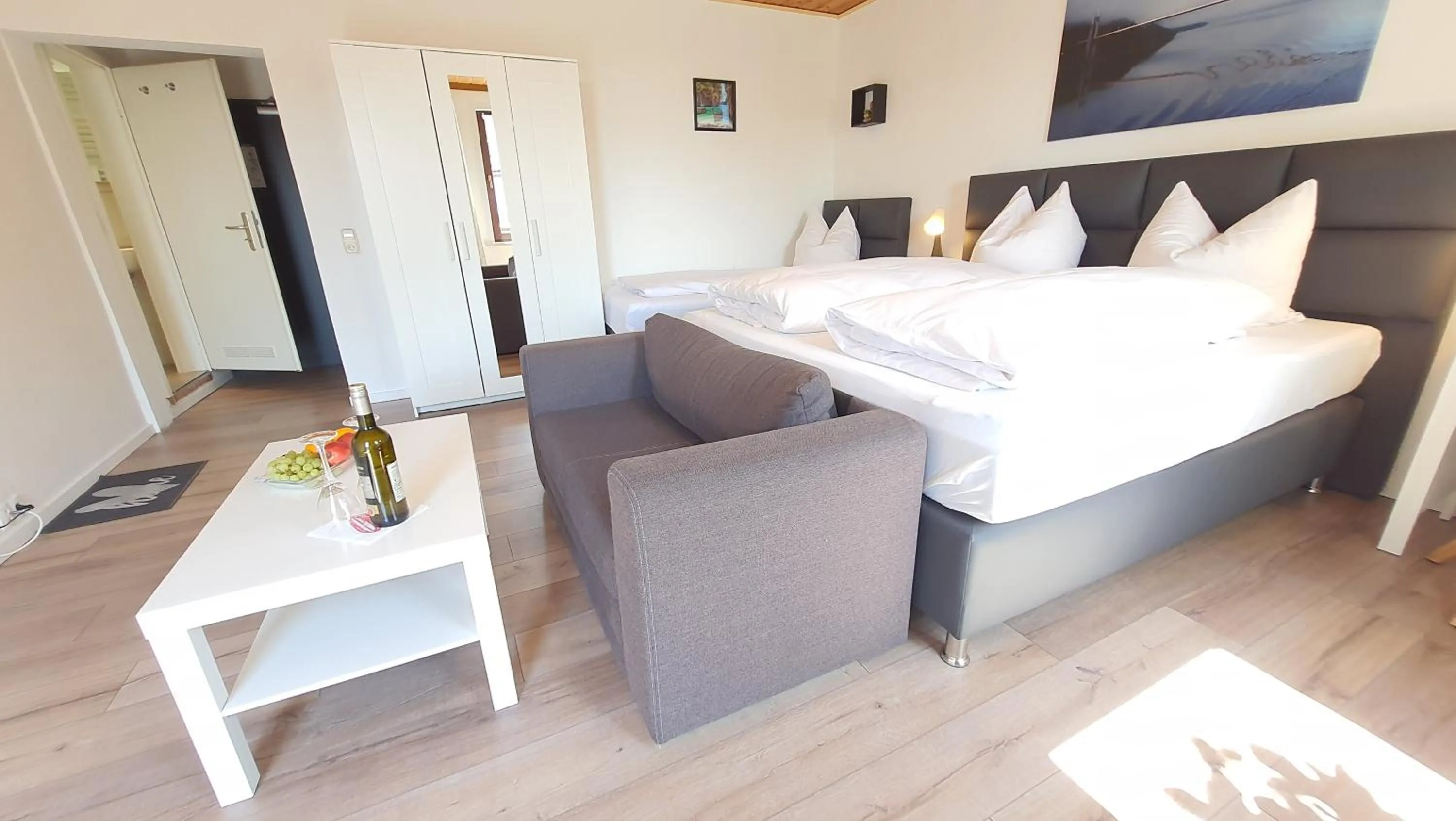 Bed in Hotel Schneiderhof