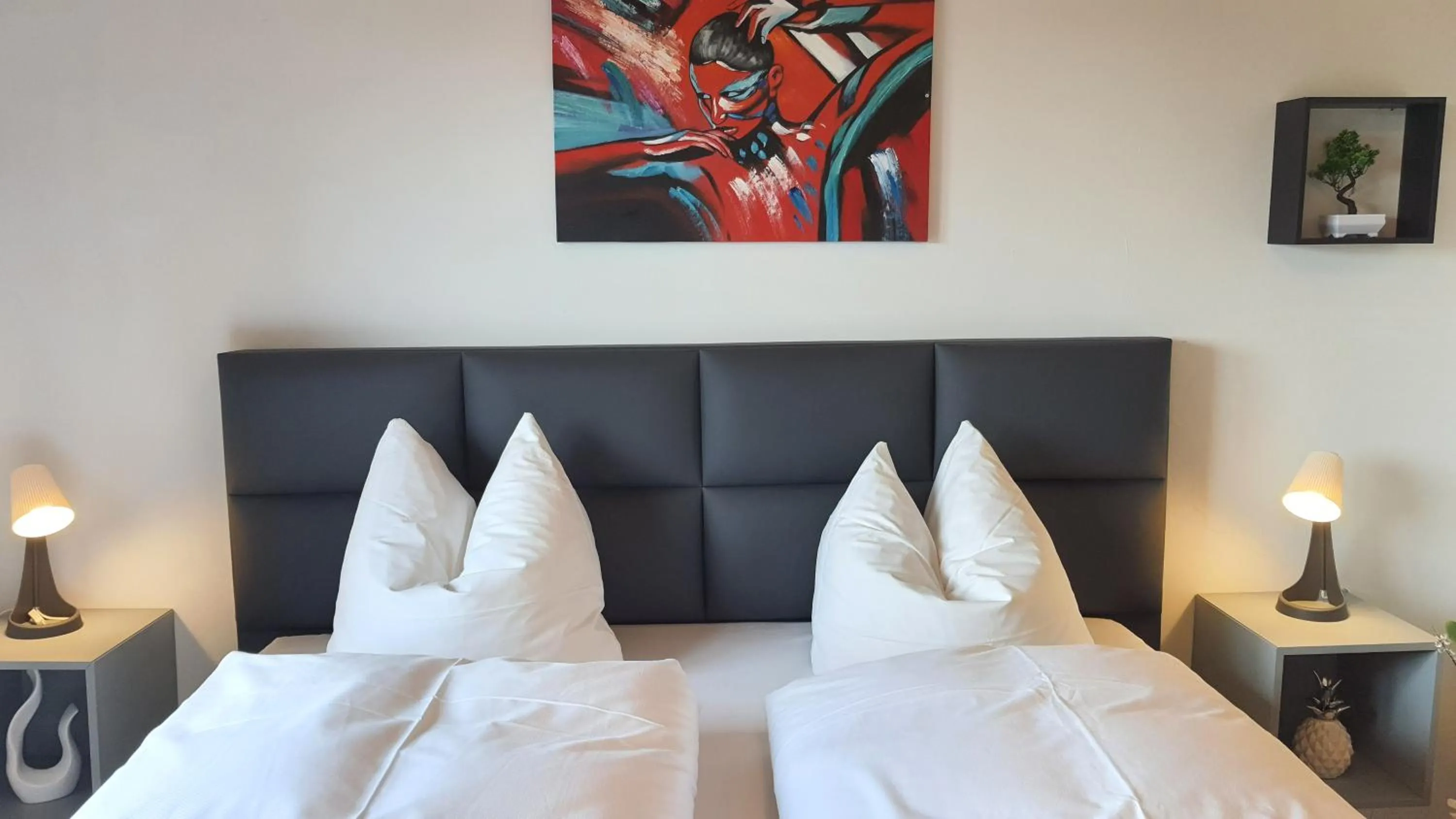 Bed in Hotel Schneiderhof