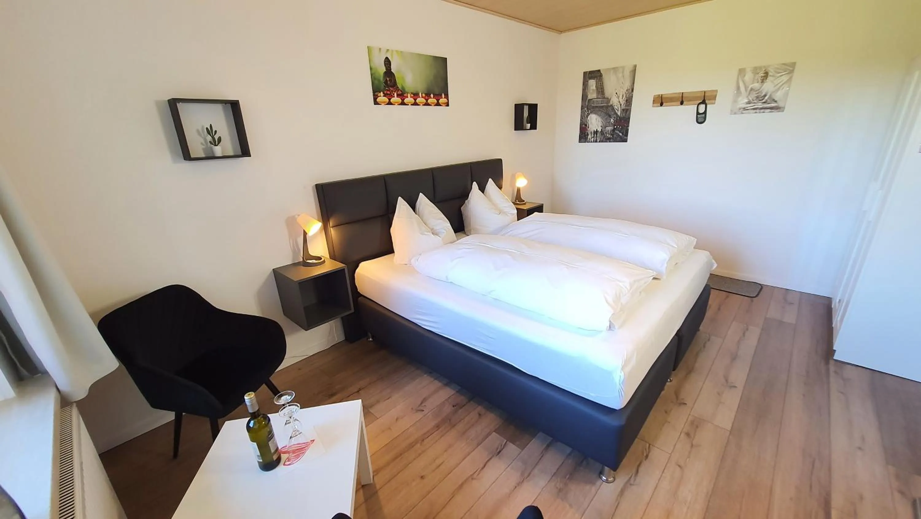 Bed in Hotel Schneiderhof