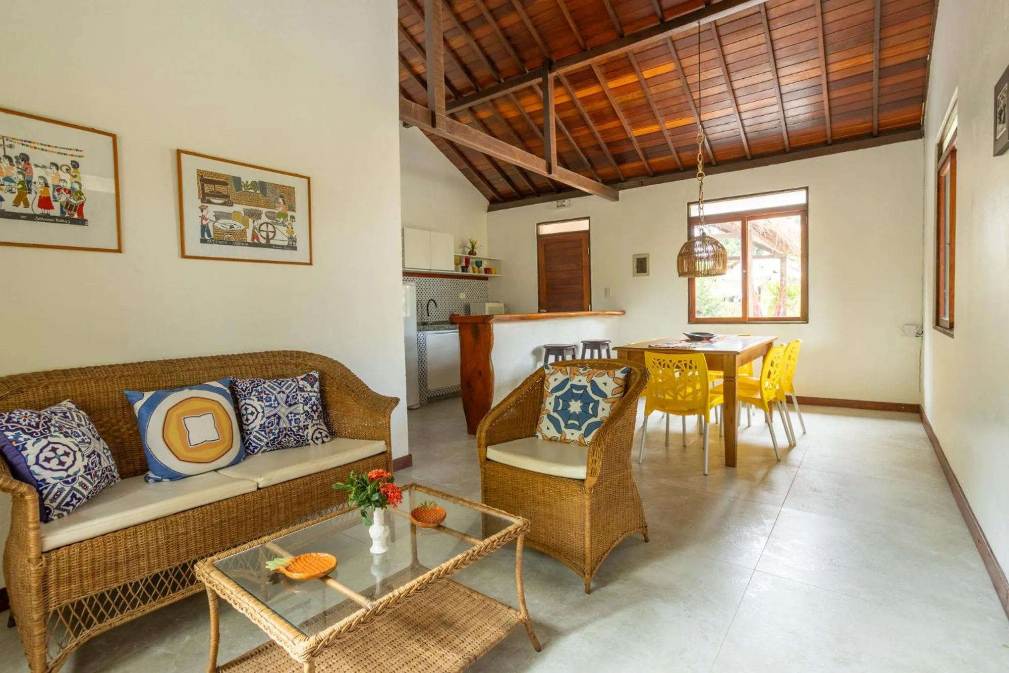 Living room in Bangalôs do Gameleiro