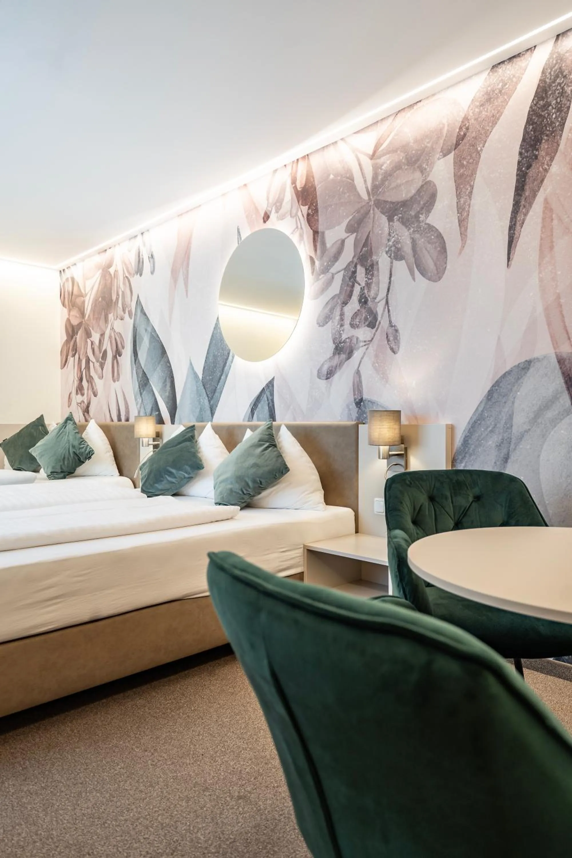 Bedroom, Bed in Hotel Lokomotive