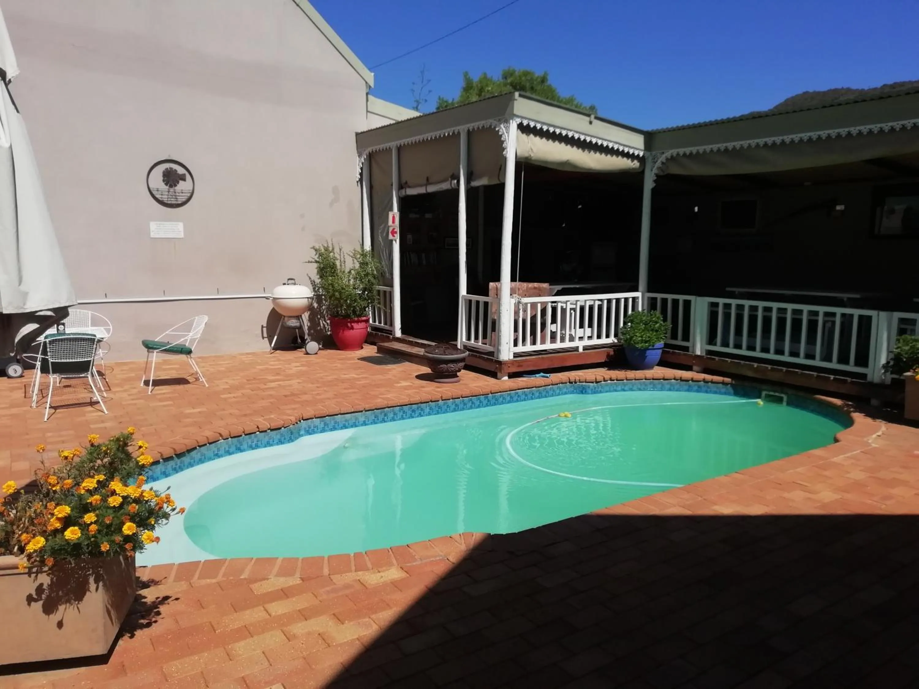 Swimming pool in HouseMartin Lodge & Self Catering