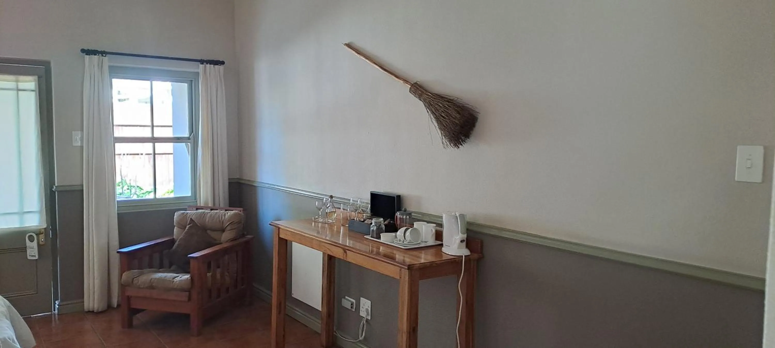 Seating area in HouseMartin Lodge & Self Catering