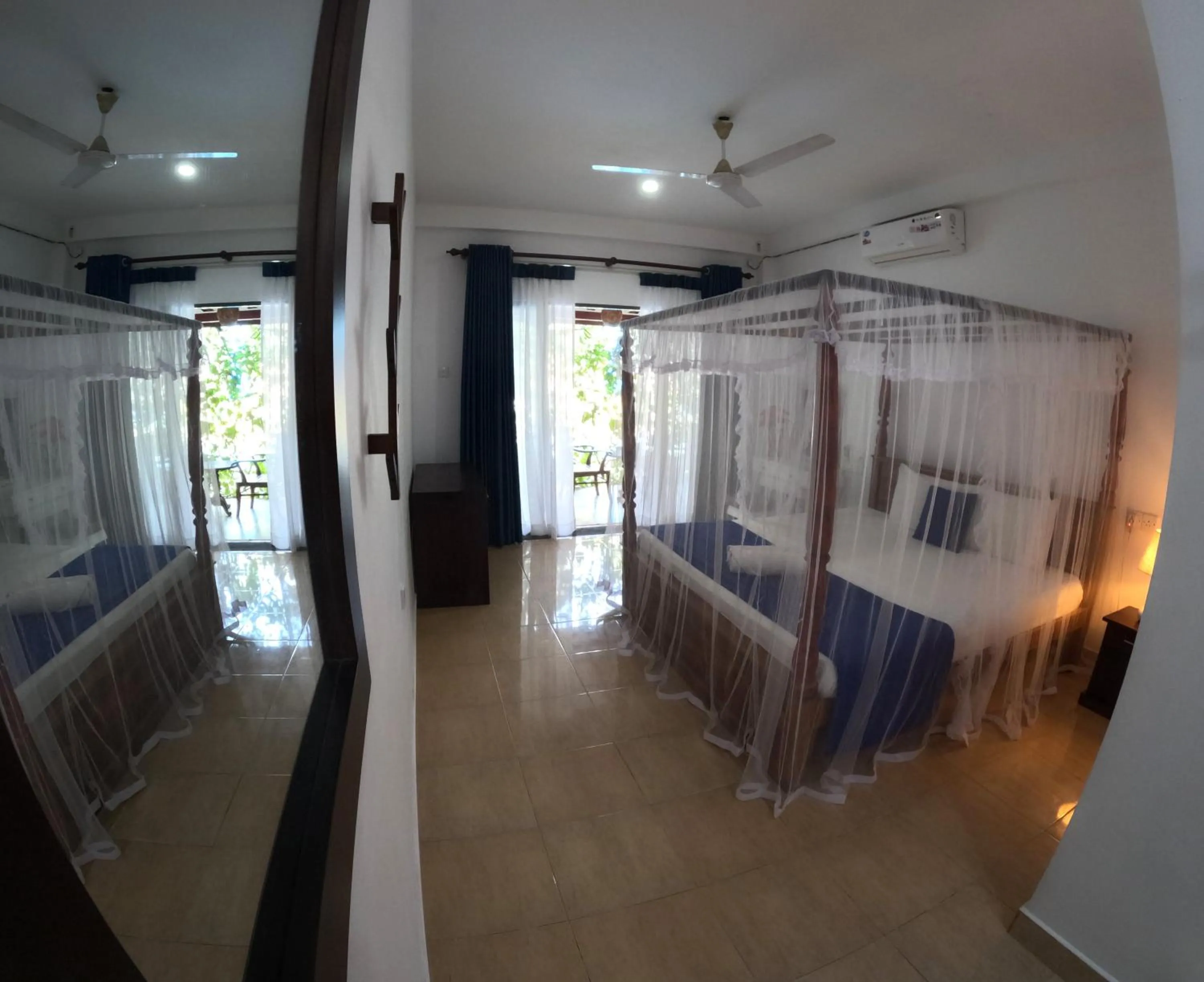 Bedroom, Bed in Mirissa Blue Whale Holiday Hotel