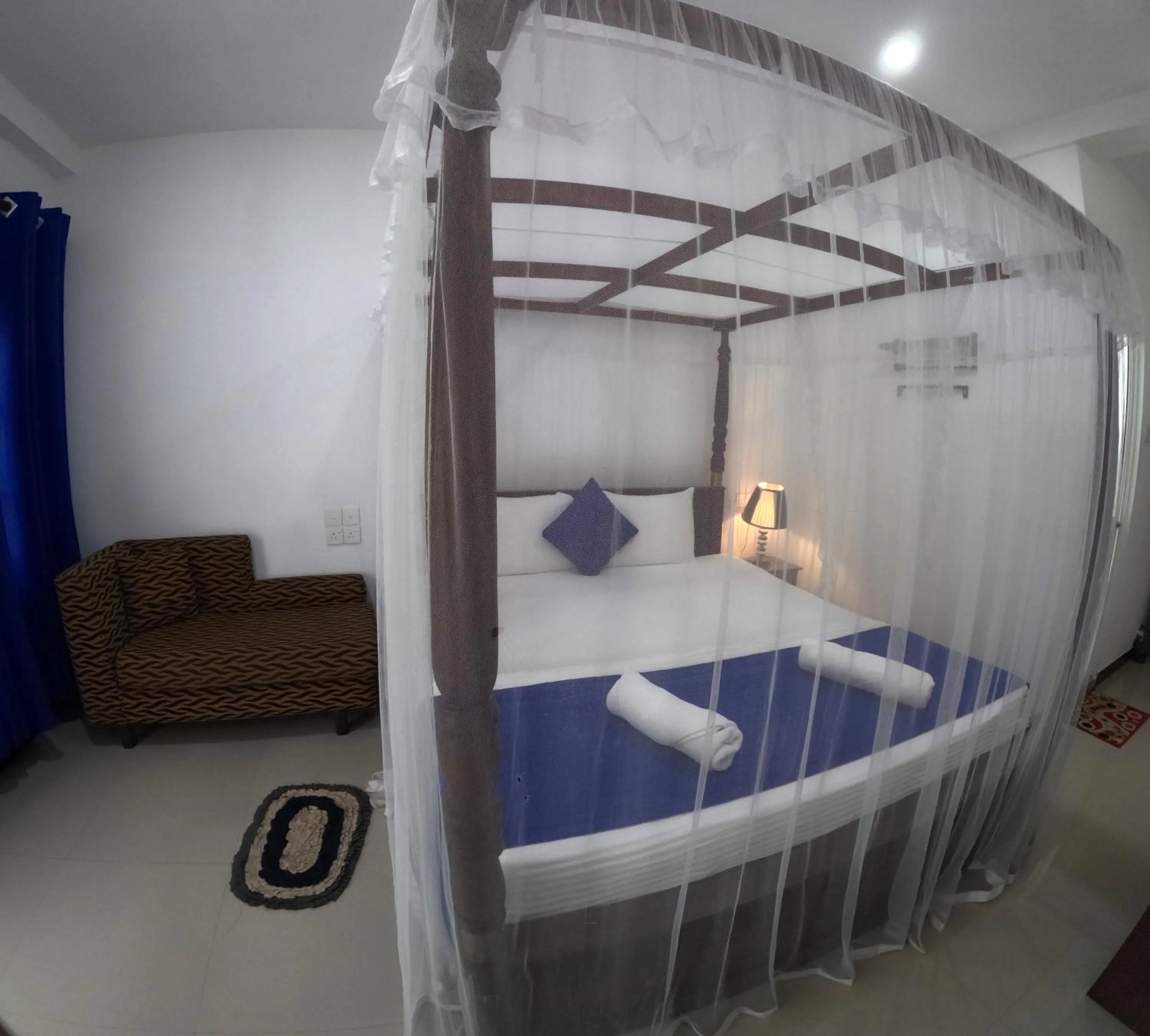 View (from property/room), Bed in Mirissa Blue Whale Holiday Hotel