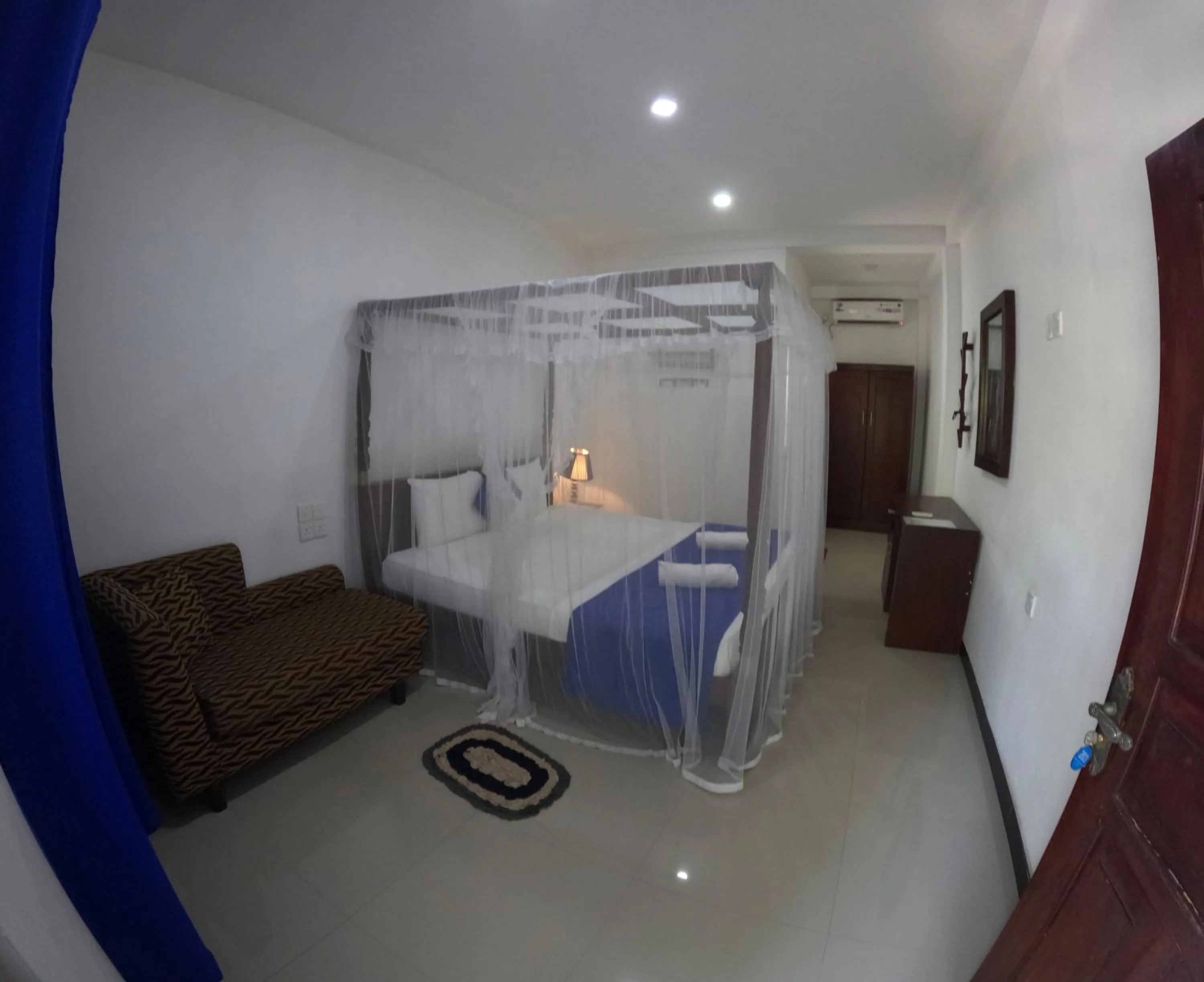 View (from property/room), Bed in Mirissa Blue Whale Holiday Hotel