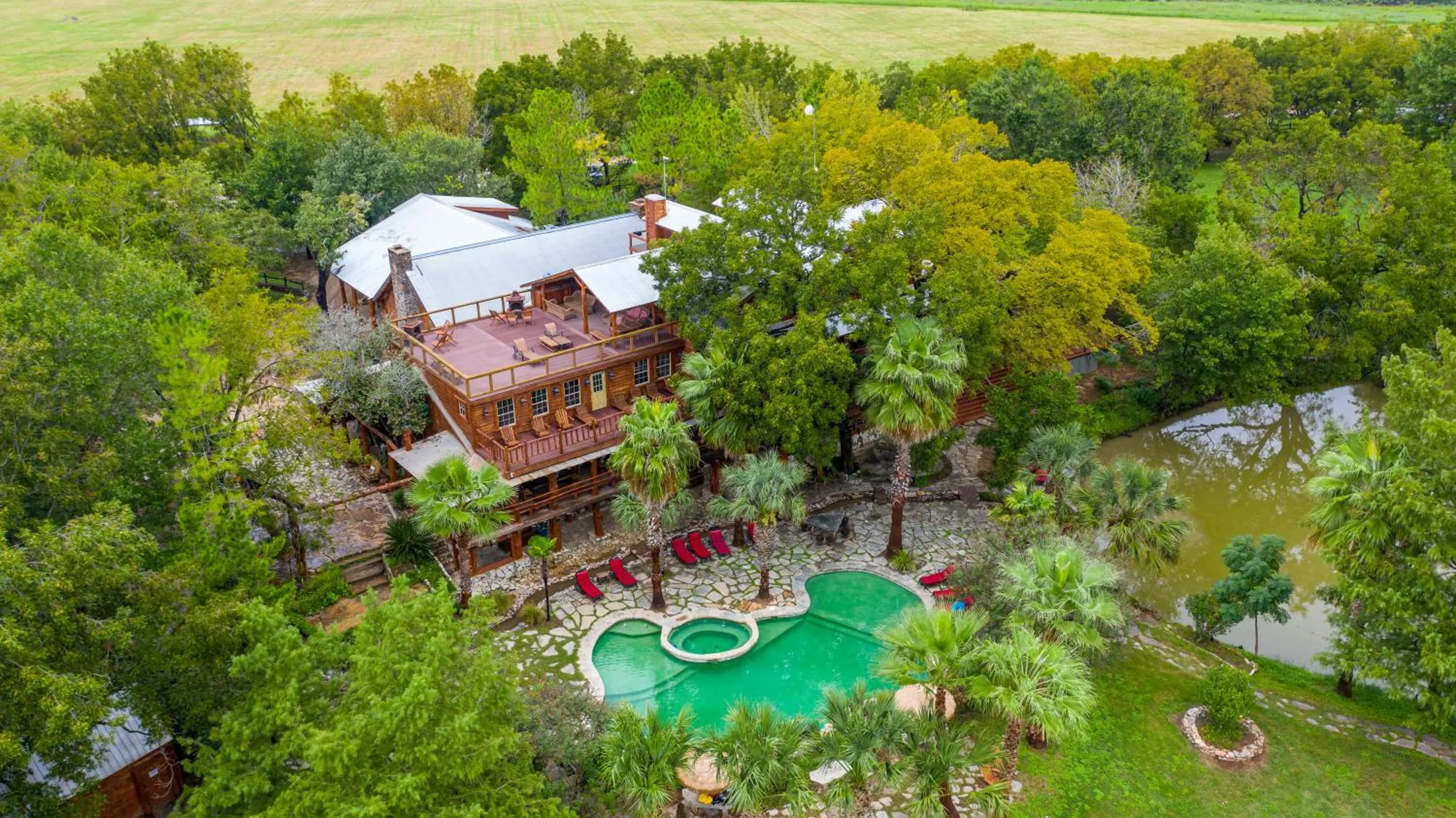 Bird's eye view in Moon River Ranch