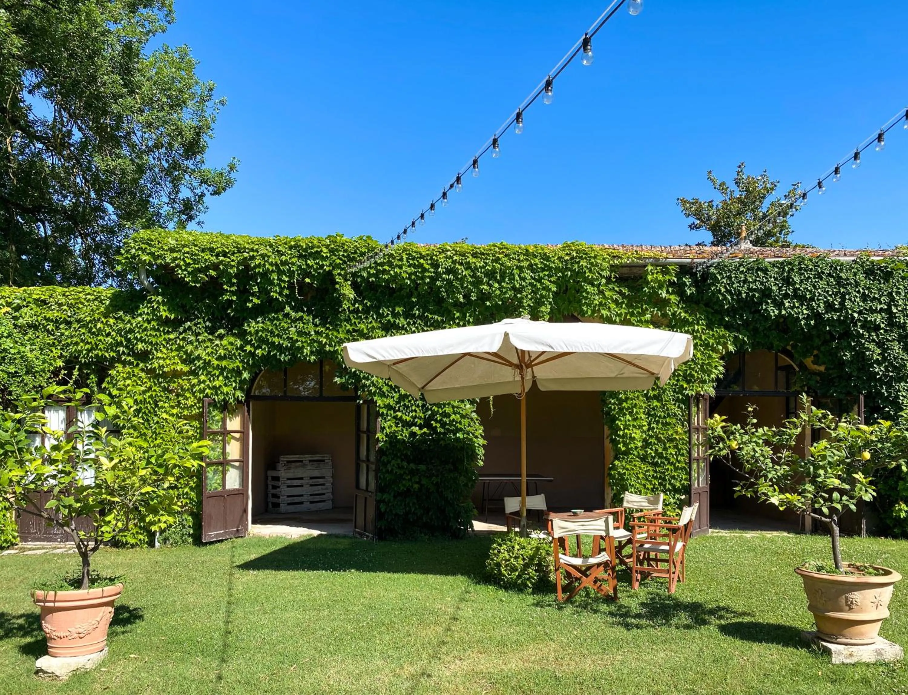Garden view in Palazzo Di Bagnaia