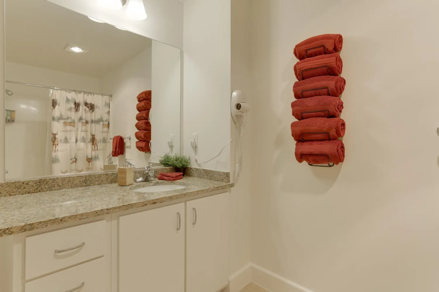 Bathroom in Renu Suites at The Burlington Portland