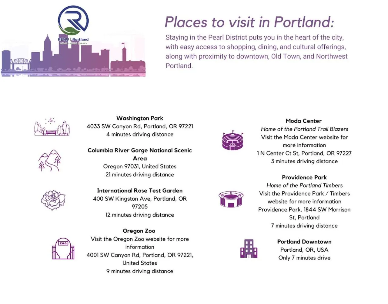 Logo/Certificate/Sign in Renu Suites at The Burlington Portland