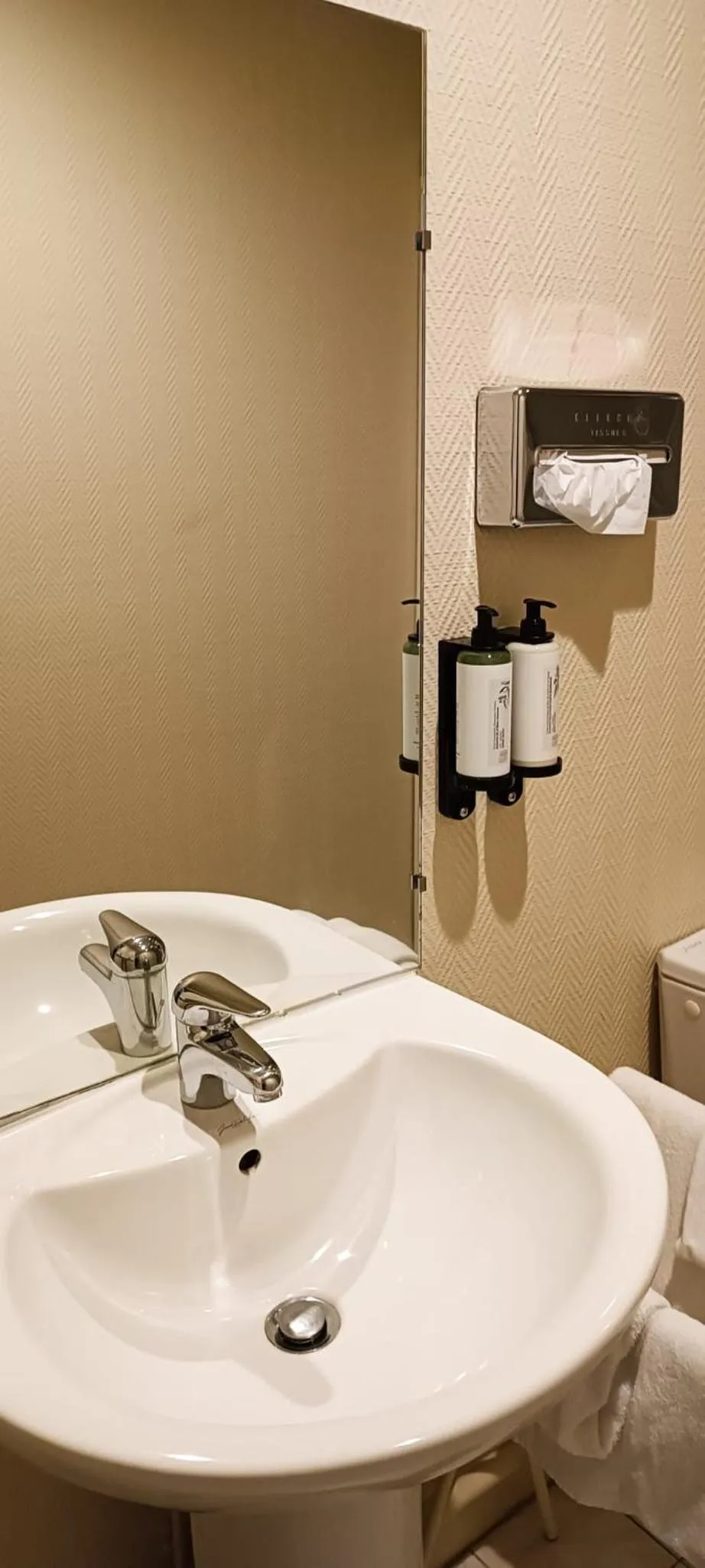 Shower in Hotel du Saumon, Verneuil sur Avre