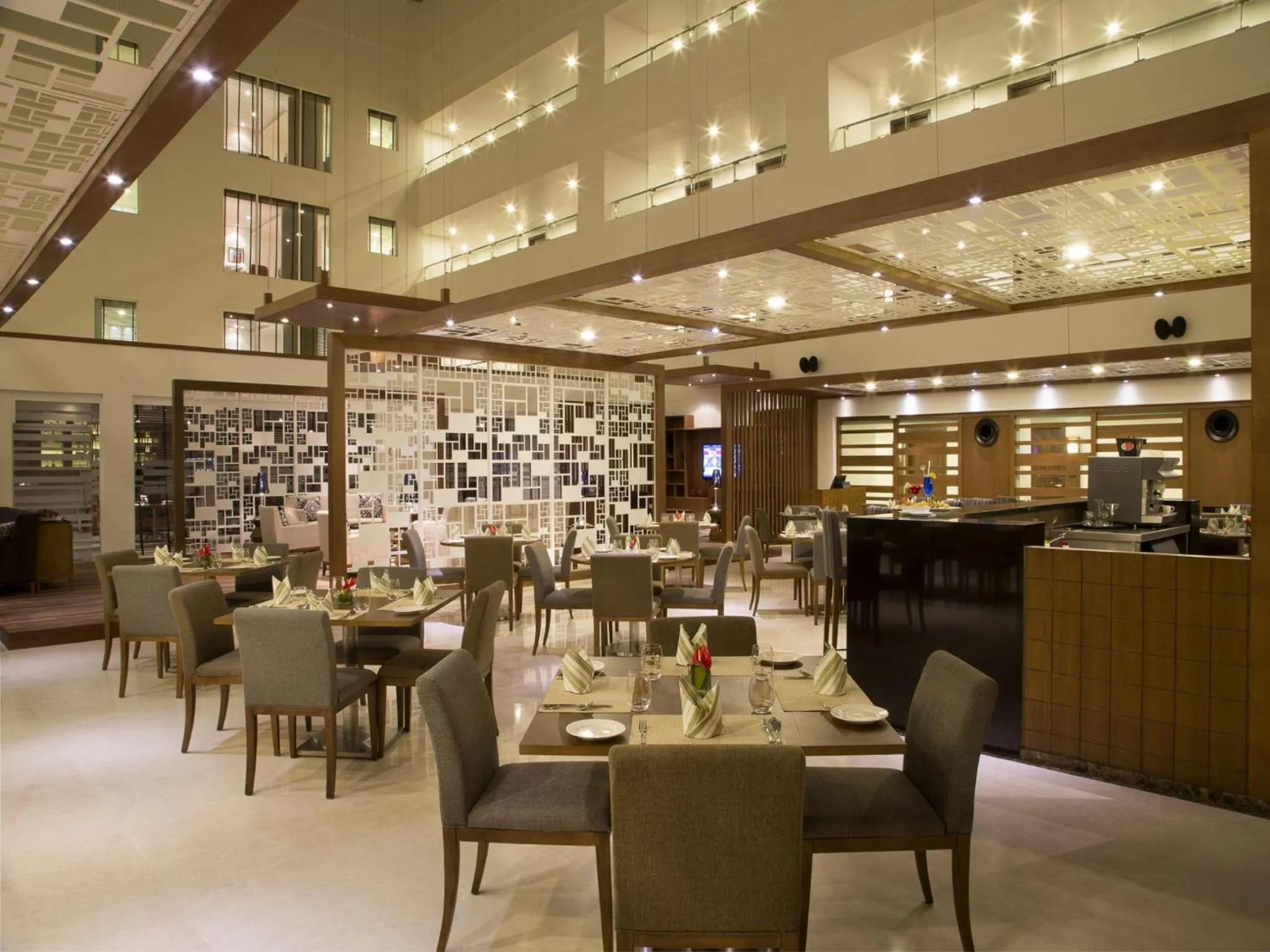 Restaurant/places to eat in Oakwood Residence Whitefield Bangalore
