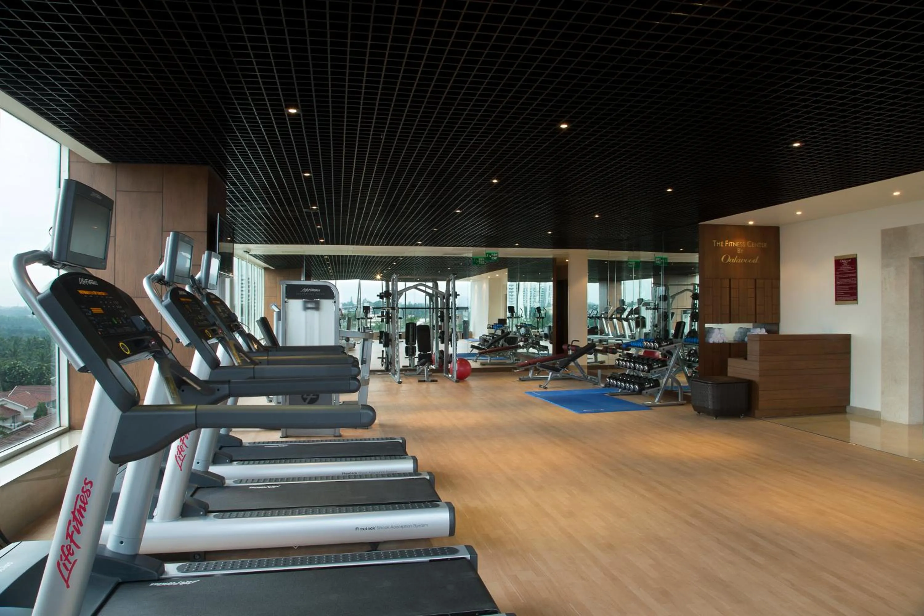 Fitness centre/facilities in Oakwood Residence Whitefield Bangalore
