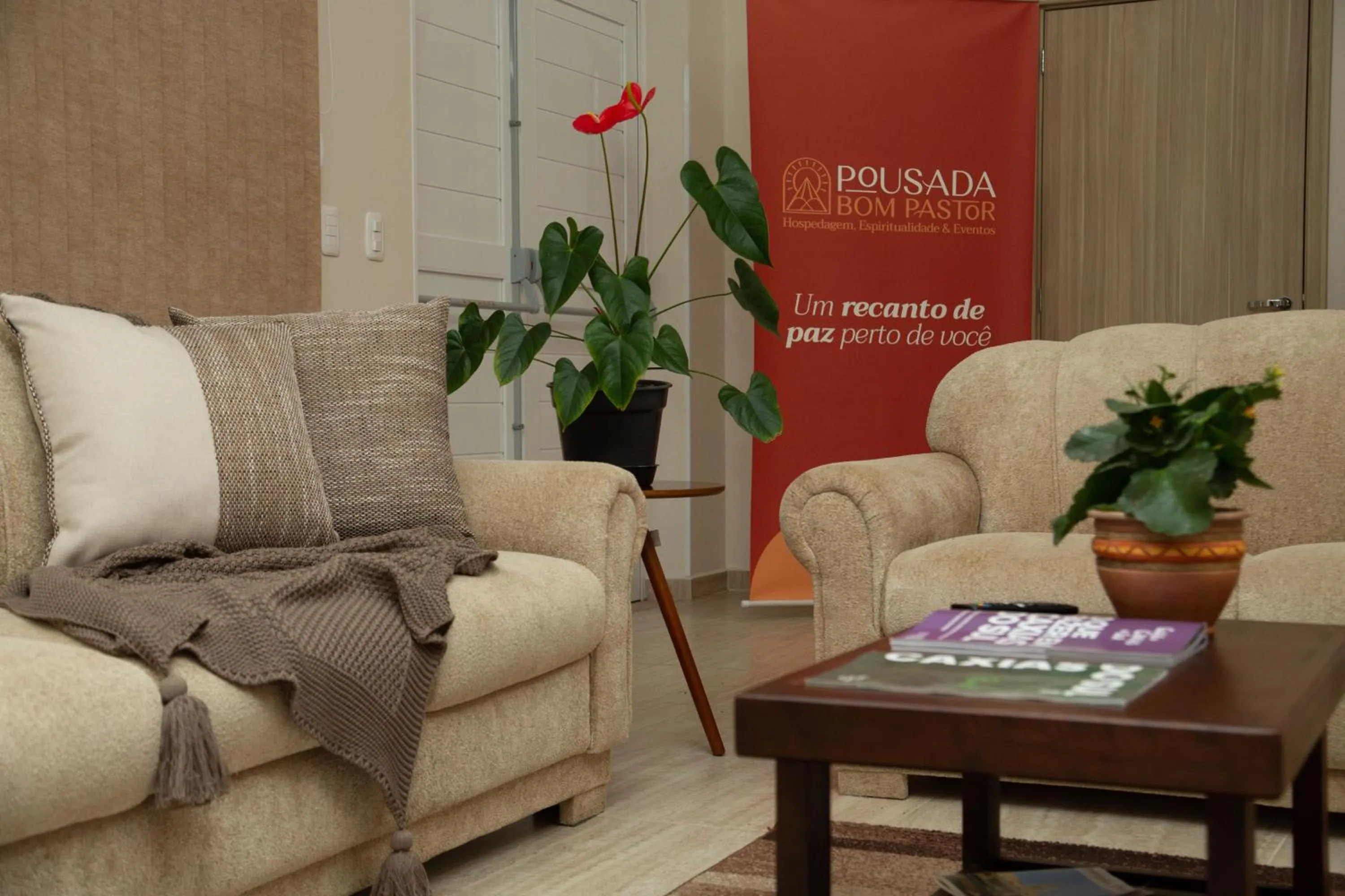 Living room in Pousada Bom Pastor