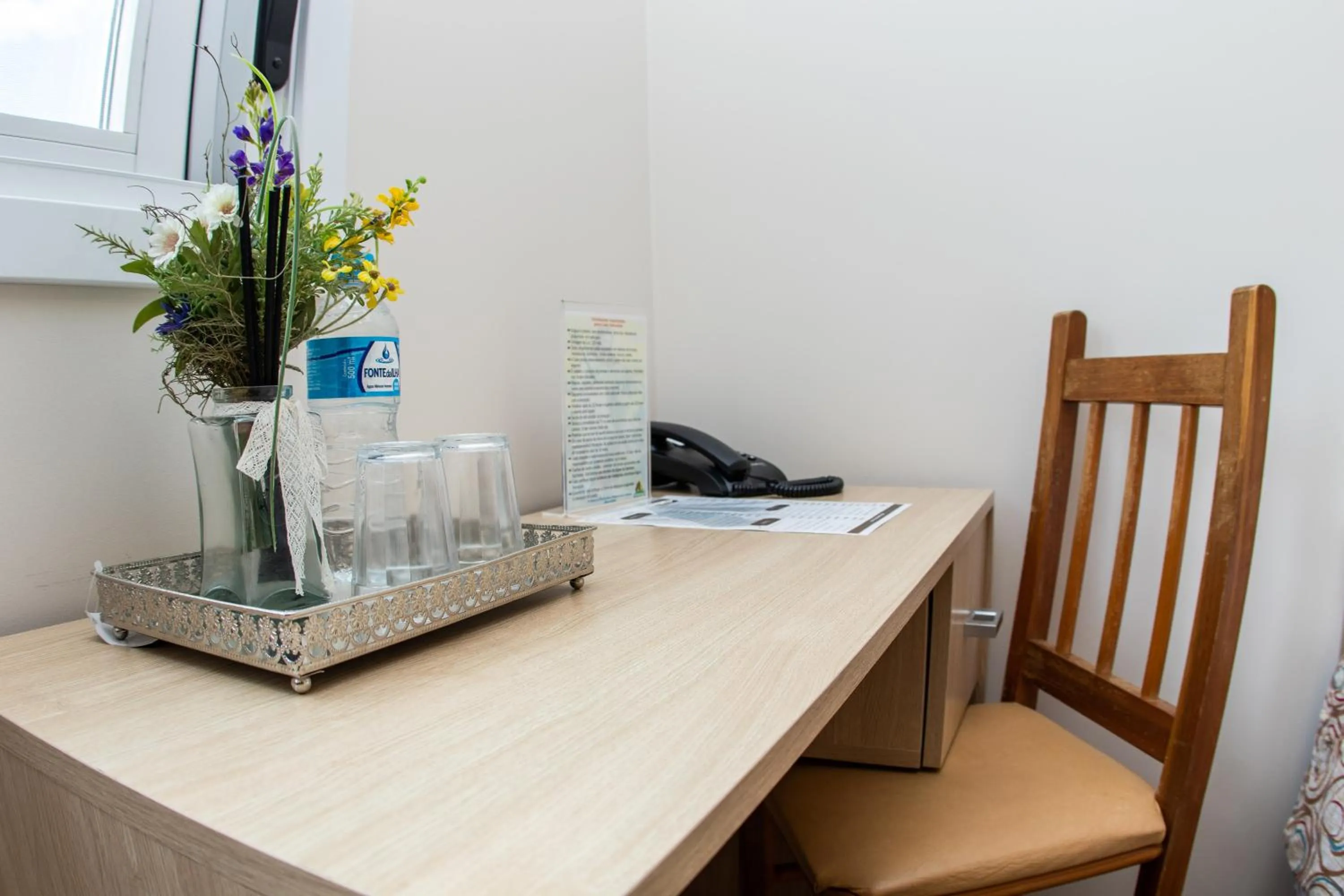 Seating area in Pousada Bom Pastor