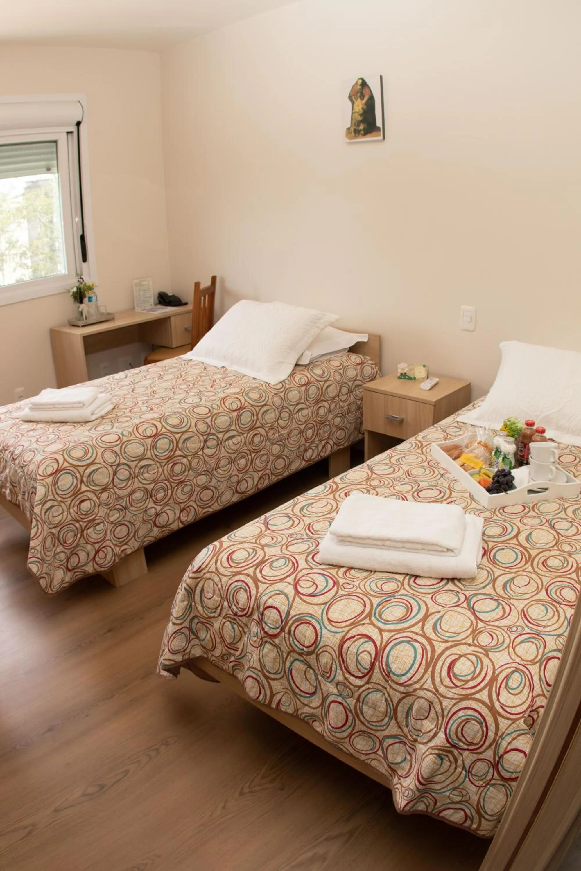 Bed in Pousada Bom Pastor