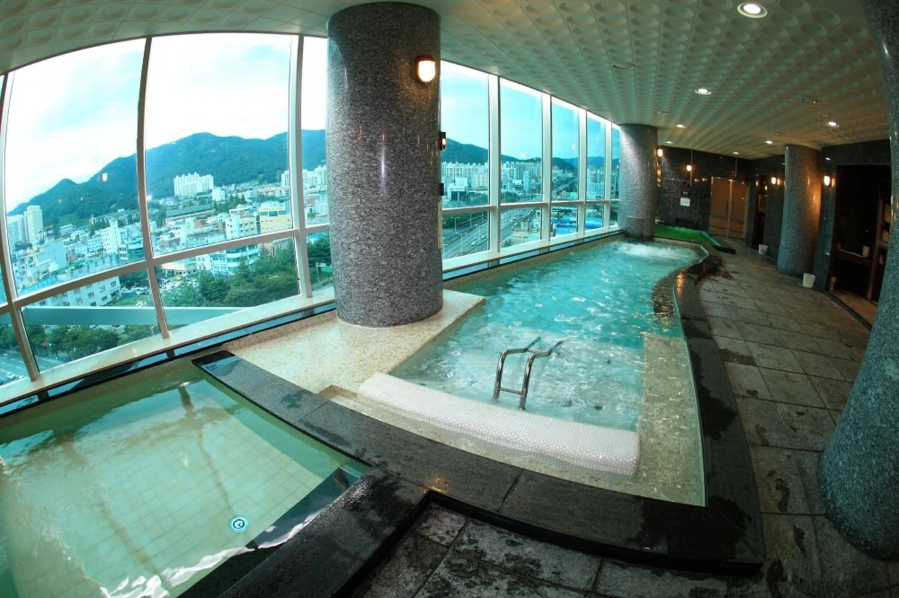 Sauna in Ecograd Hotel