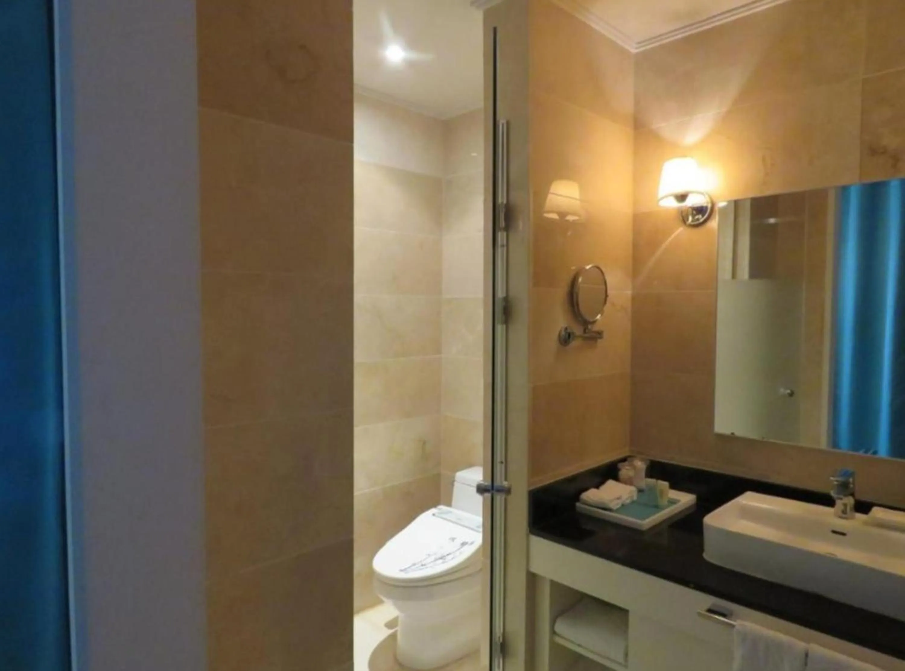 Toilet in Ecograd Hotel