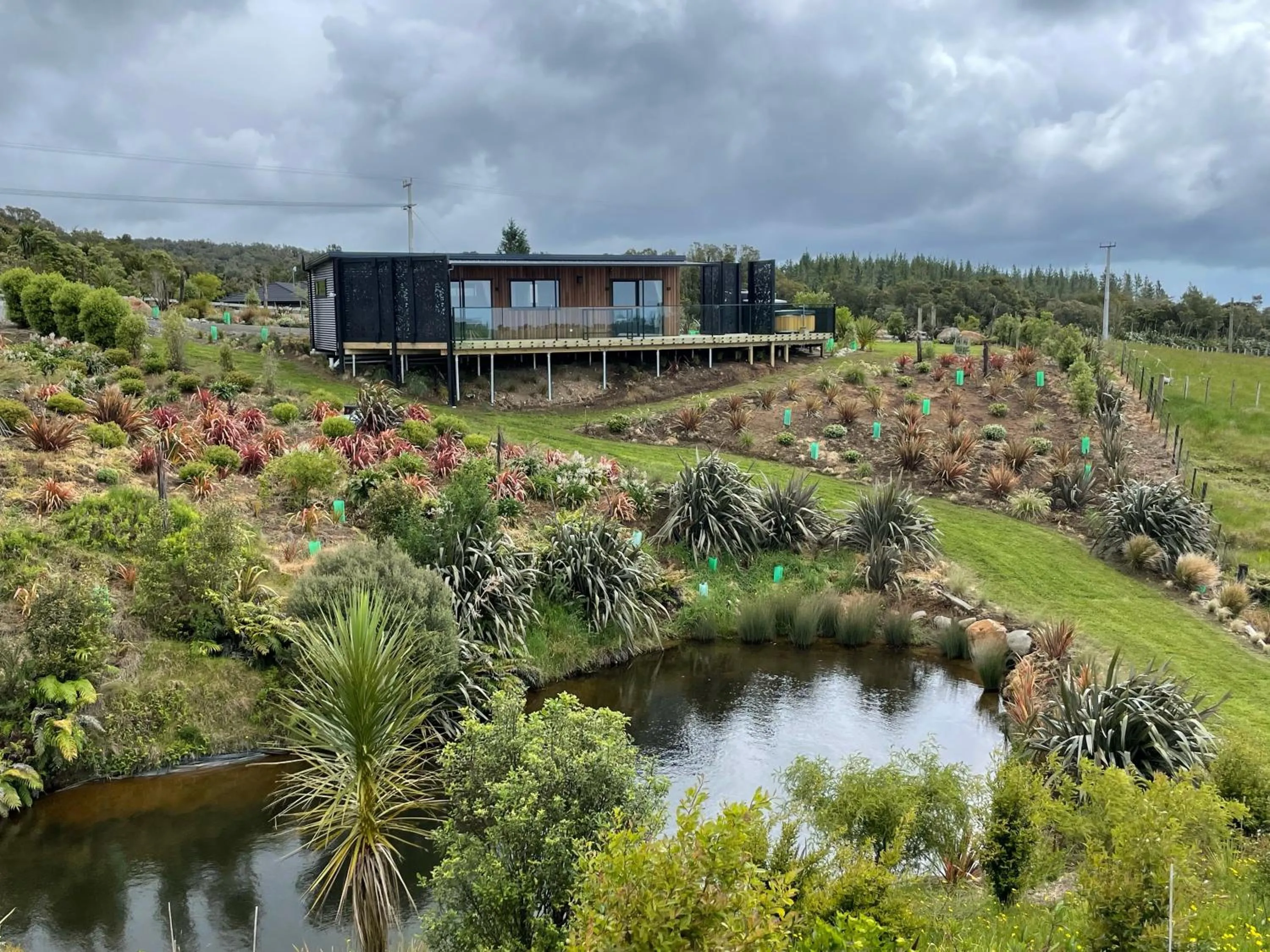 Garden in Mangorei Heights - New Plymouth
