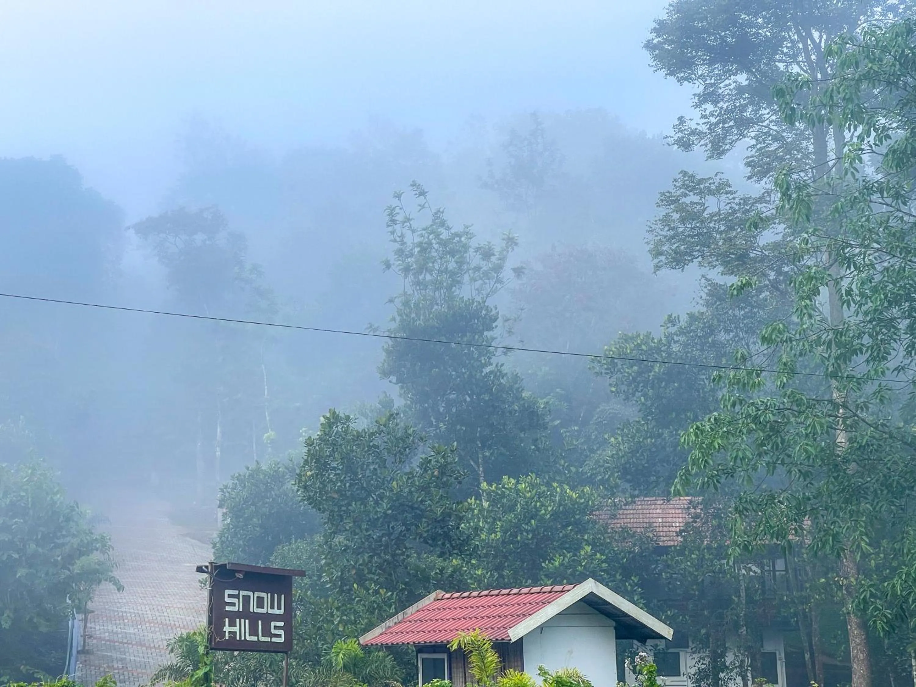 Natural landscape in Snow Hills Nature Resort, Thekkady