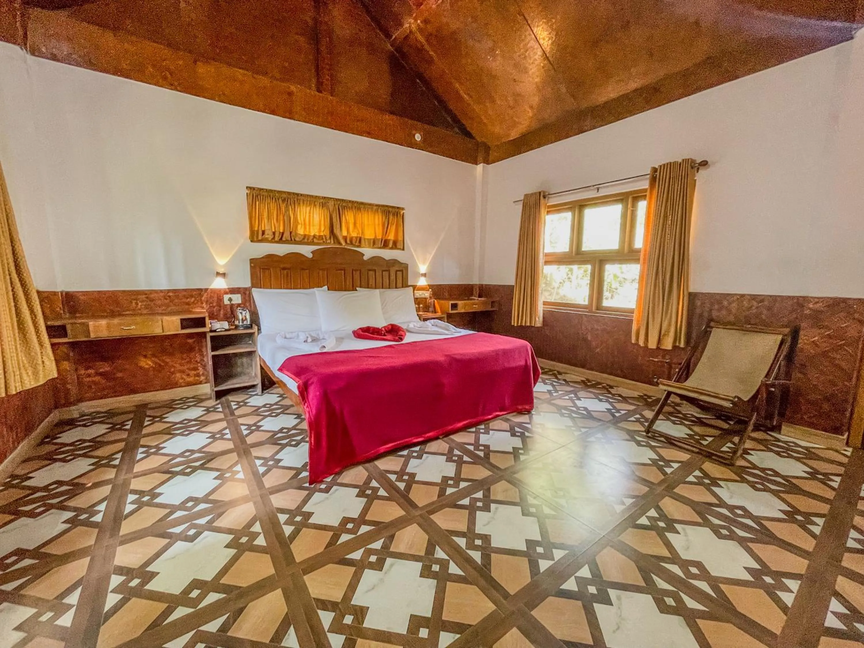 Bed in Snow Hills Nature Resort, Thekkady