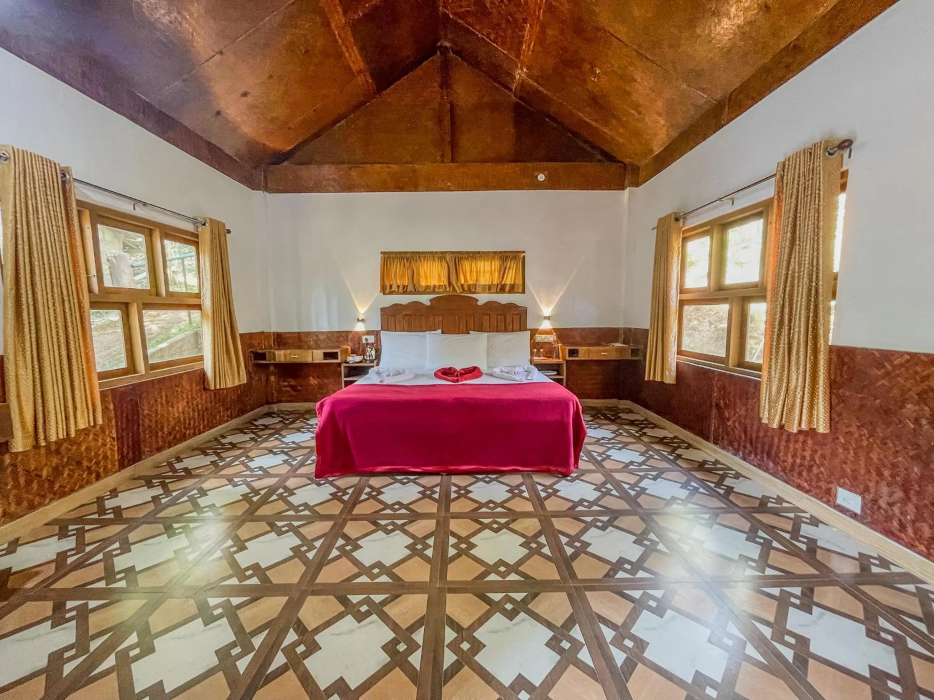 Bed in Snow Hills Nature Resort, Thekkady