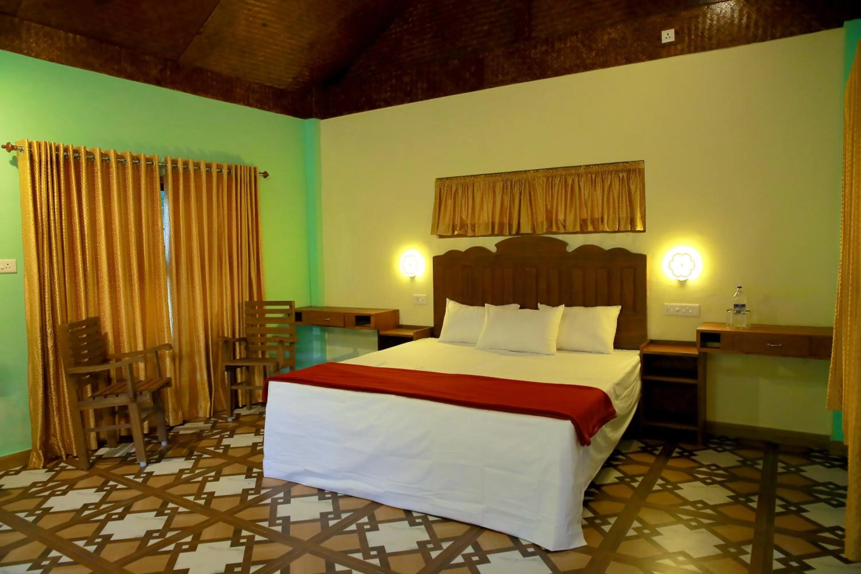 Bedroom, Bed in Snow Hills Nature Resort, Thekkady