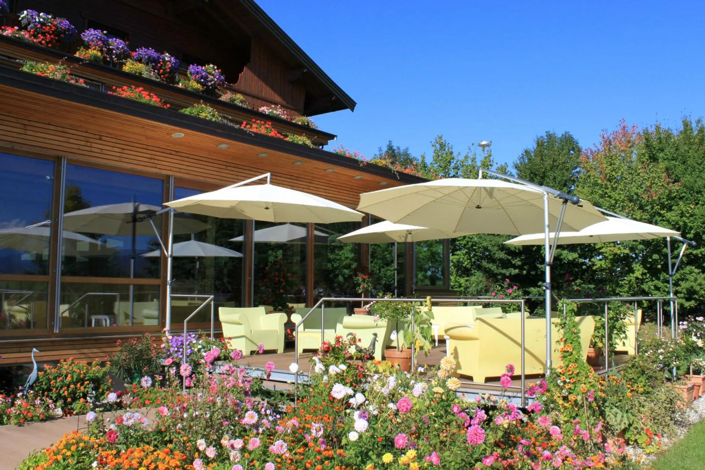 Balcony/Terrace in Airporthotel Salzburg - Hotel am Salzburg Airport