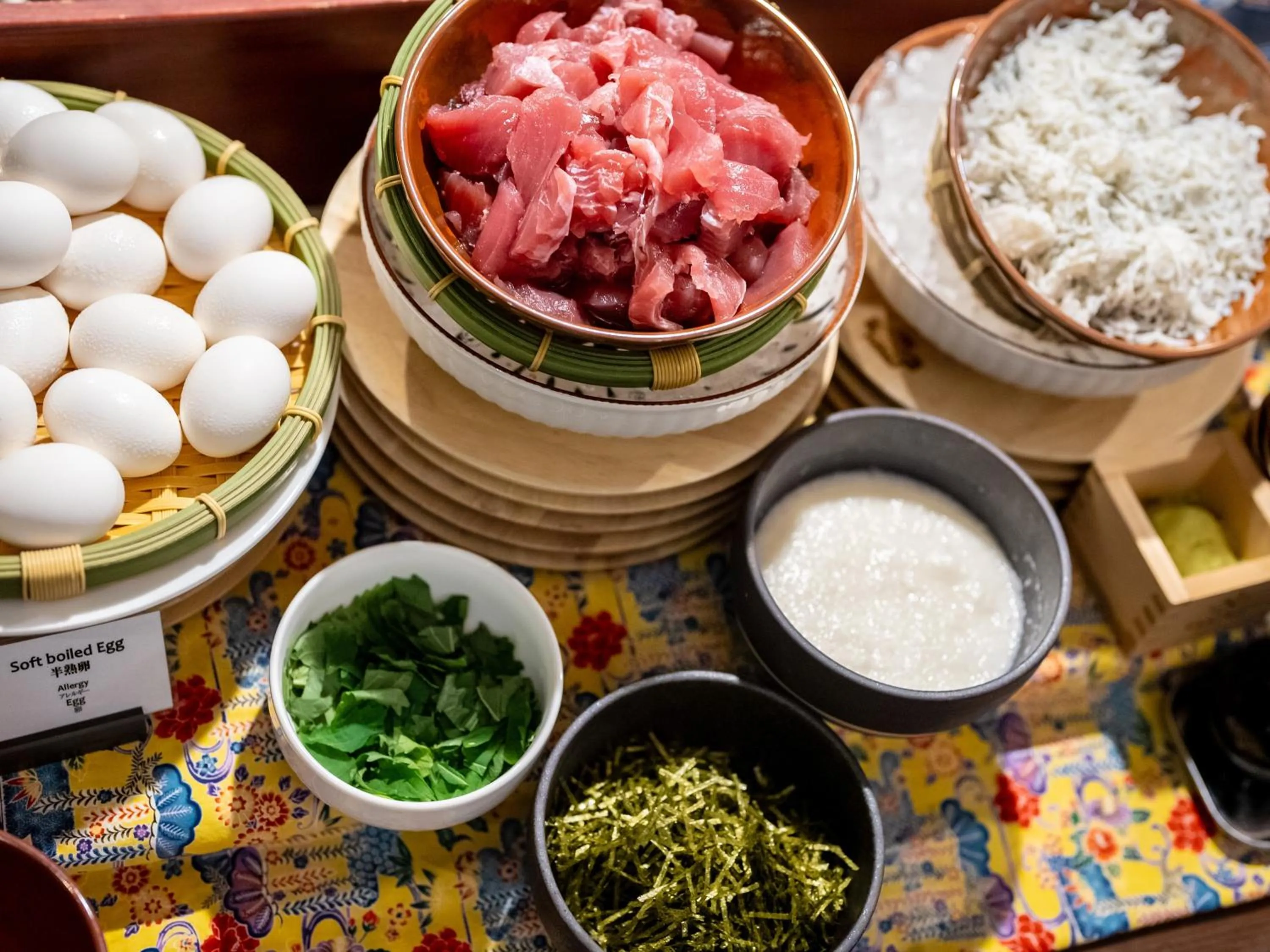 Buffet breakfast in Tabino Hotel lit Miyakojima