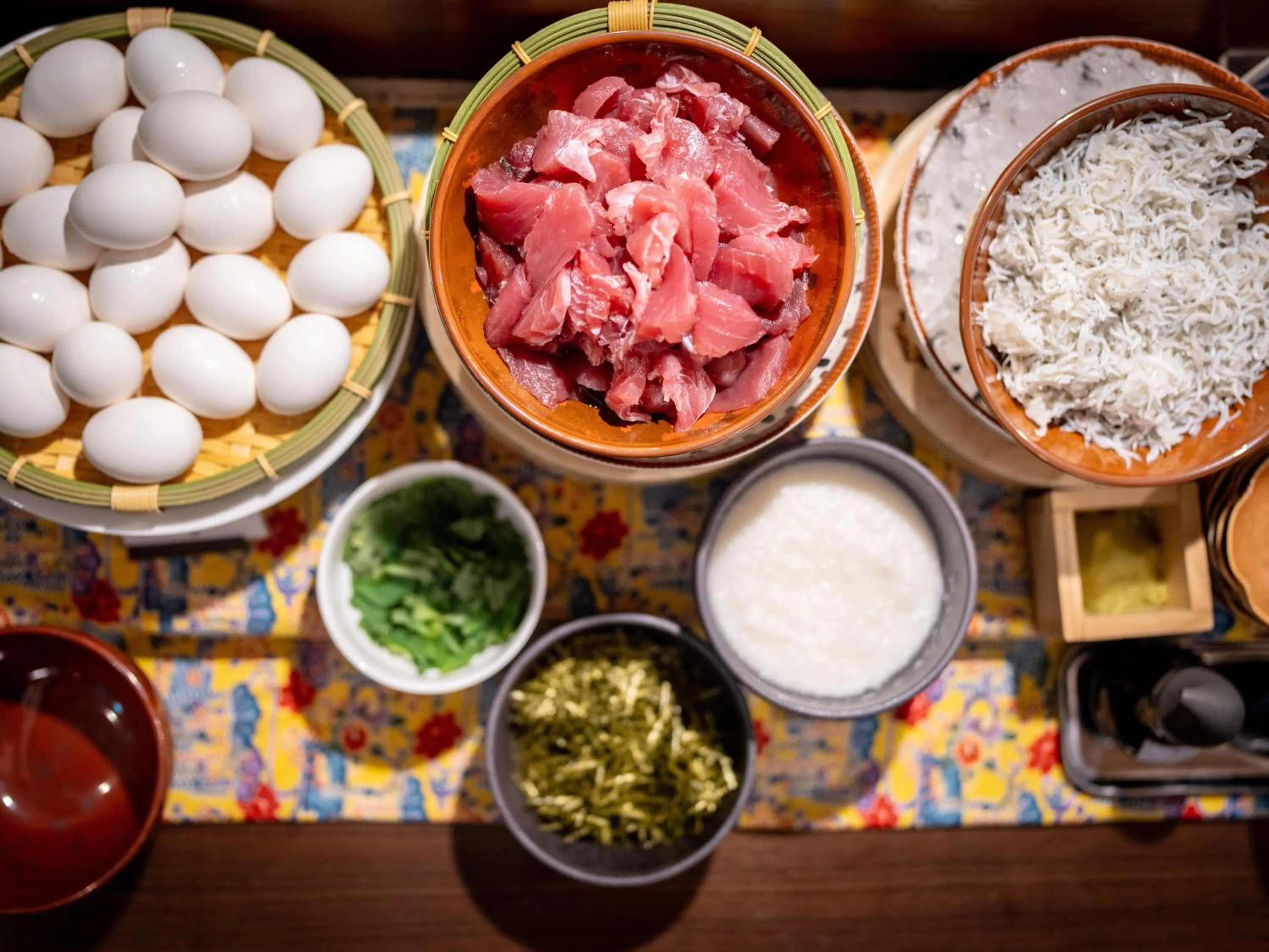 Buffet breakfast in Tabino Hotel lit Miyakojima