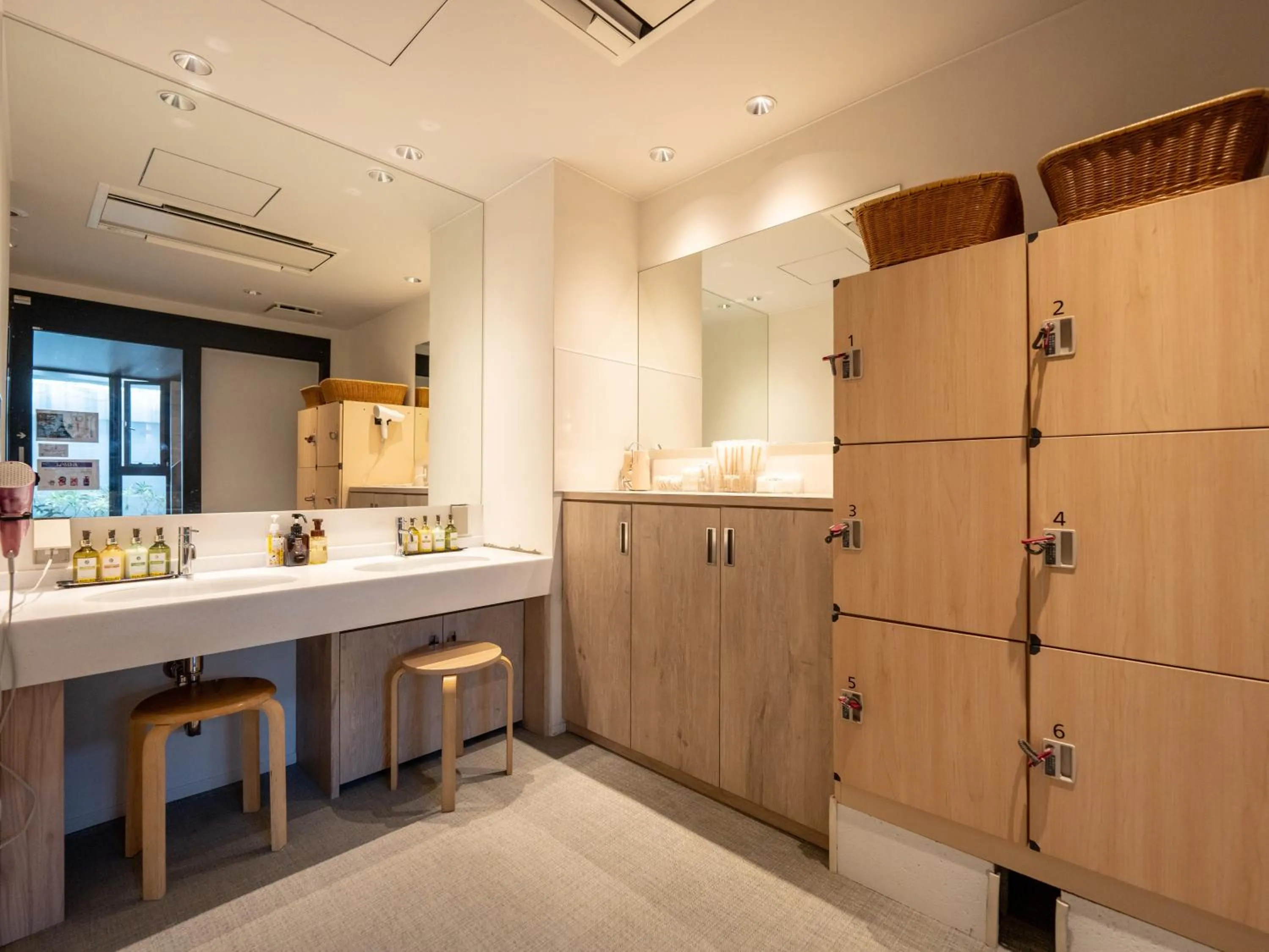 Public Bath in Tabino Hotel lit Miyakojima